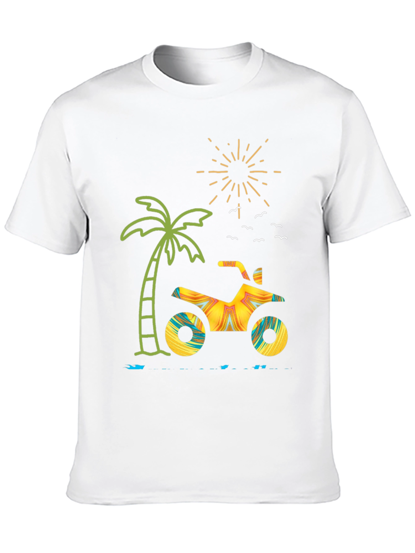 Tropical ATV T-Shirt: Beach Vibes
