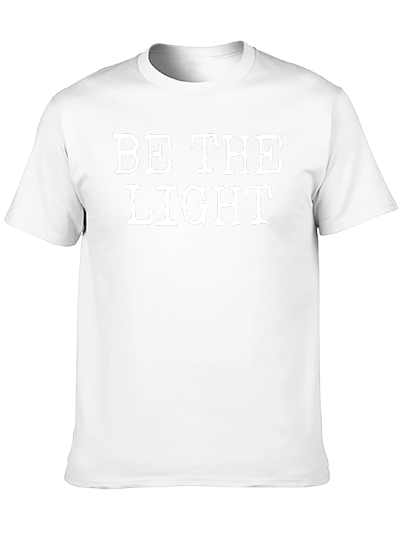 Be the Light Graphic Tee - Black Cotton T-Shirt