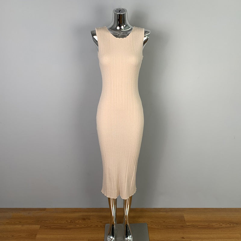 Sleeveless Knitted Dress