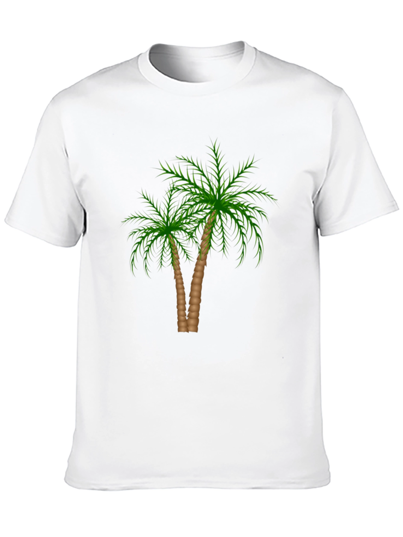 Palm Tree Graphic Black T-Shirt