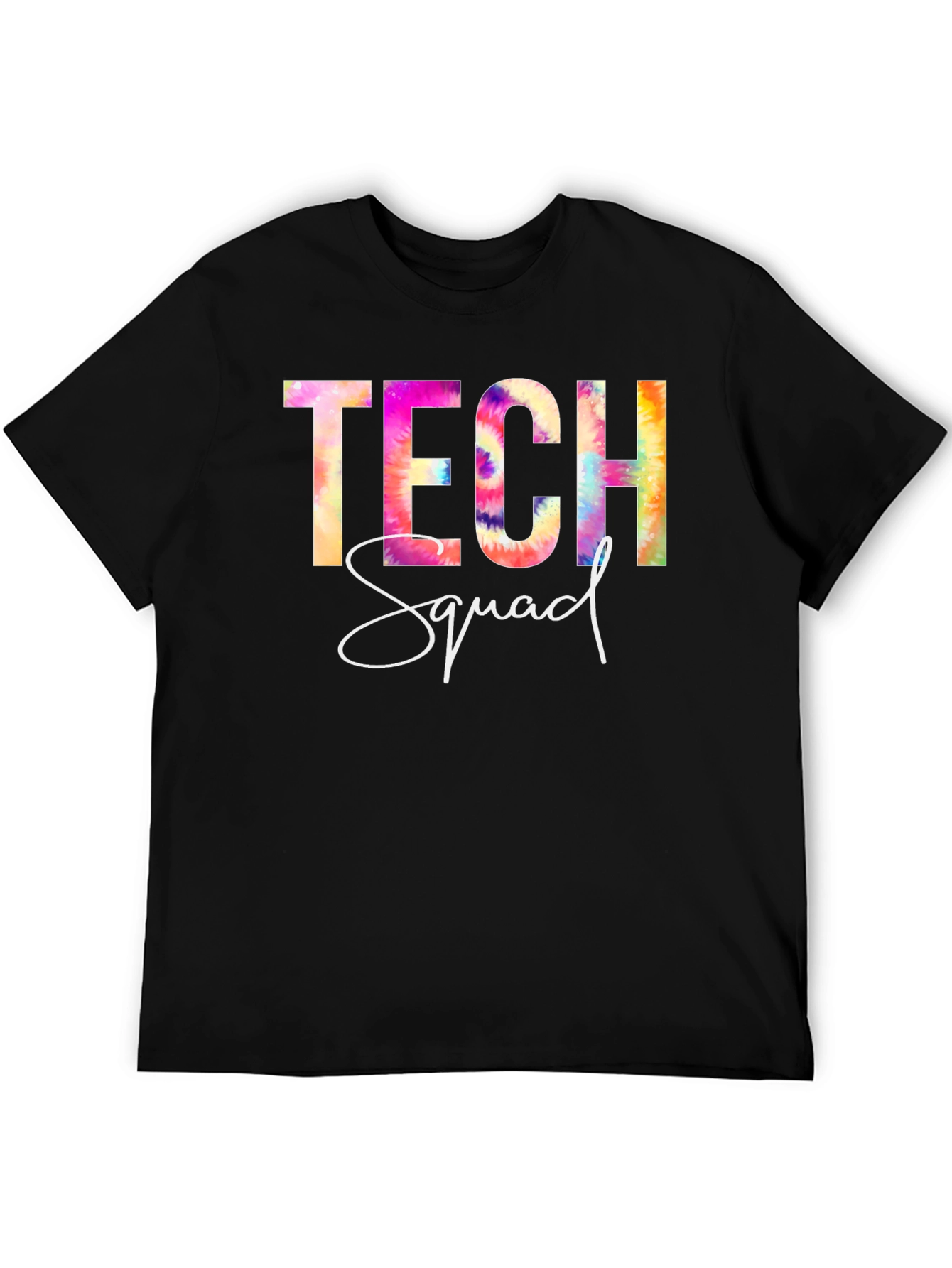 Tech Squad Tie-Dye Graphic T-Shirt
