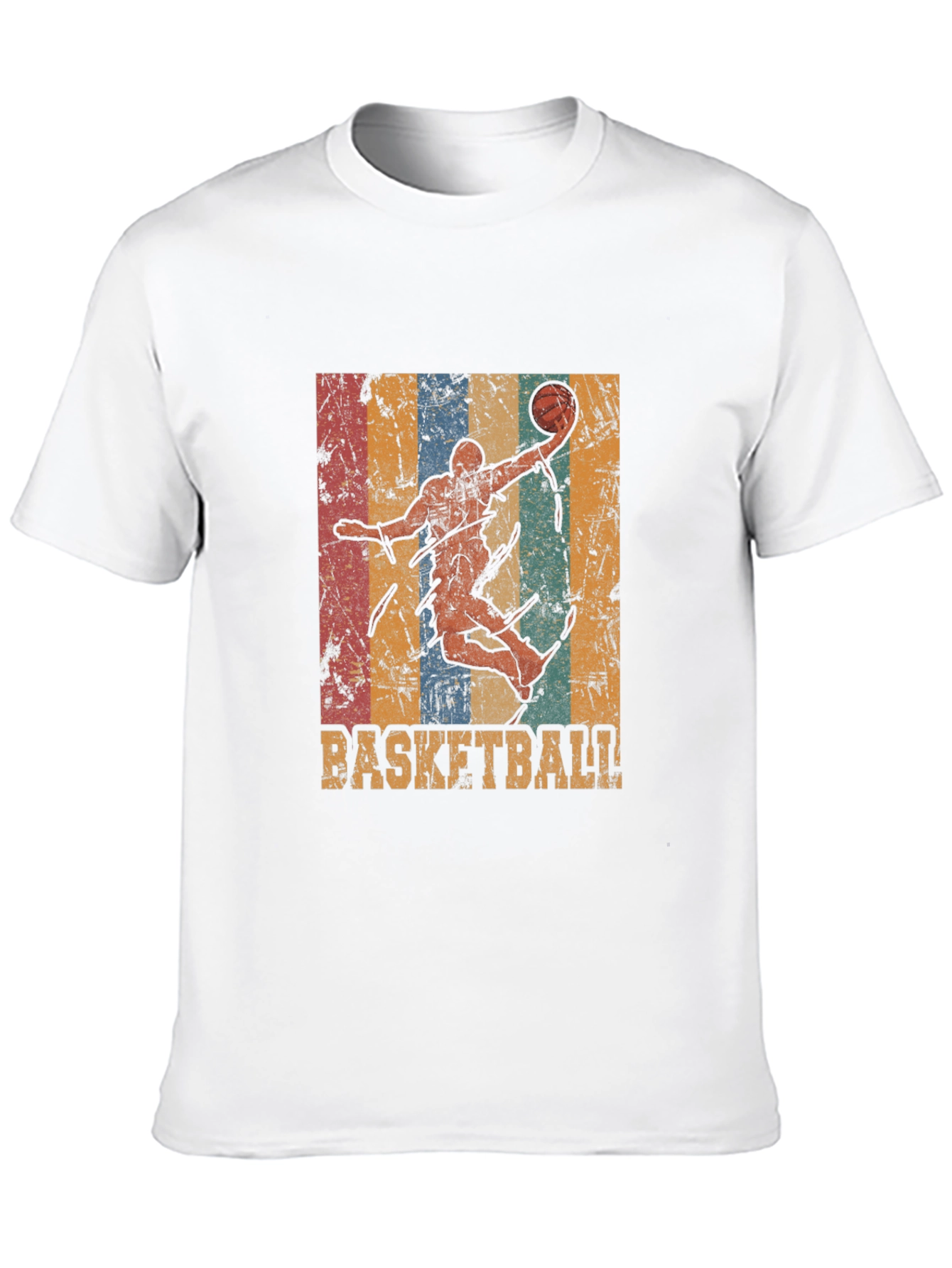 Retro Basketball Player Graphic T-Shirt