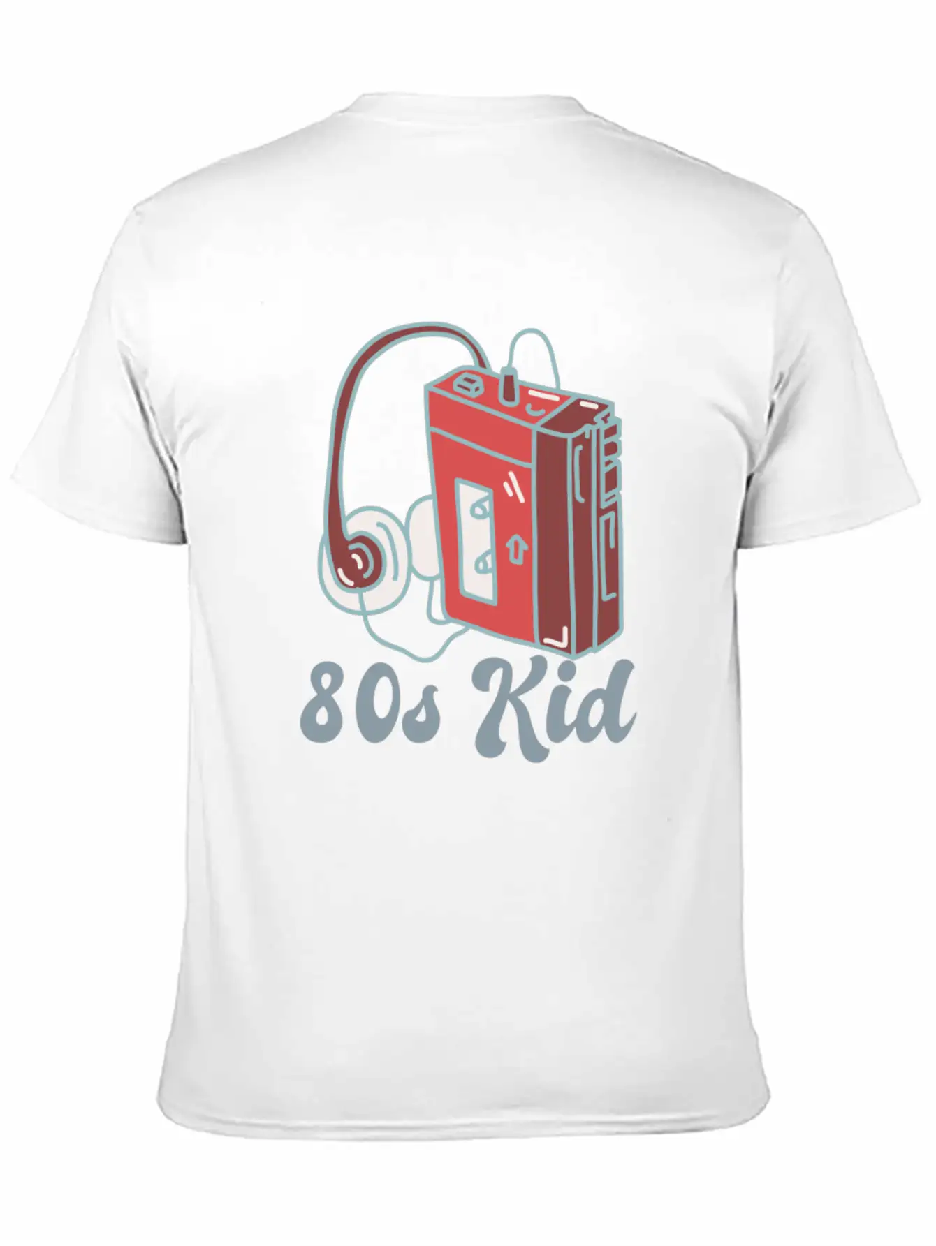 80s Kid Cassette Relaxed Everyday Tee – Lightweight And Durable Cotton