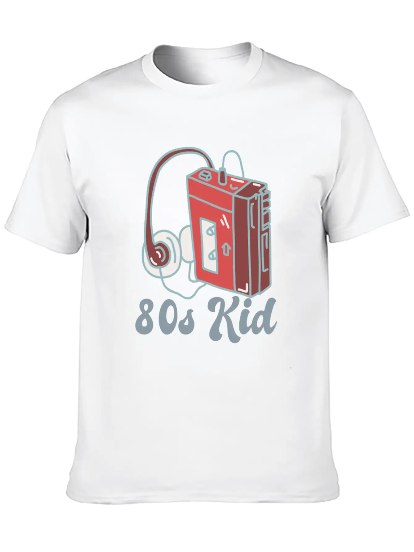 80s Kid Cassette Relaxed Everyday Tee – Lightweight And Durable Cotton