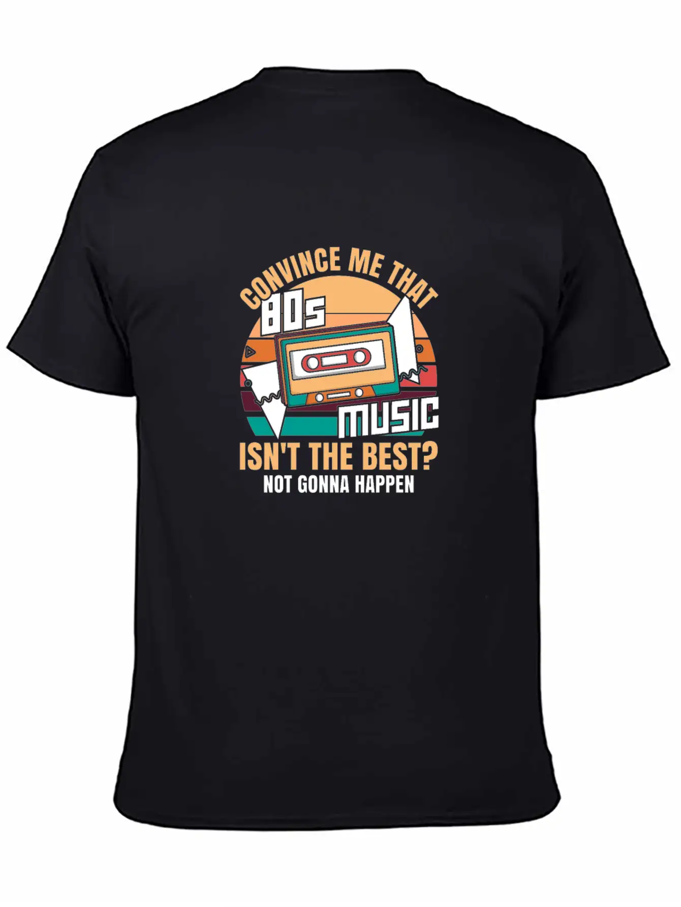 80s Music Essential Cotton Tee For Daily Outfits – Unisex Style