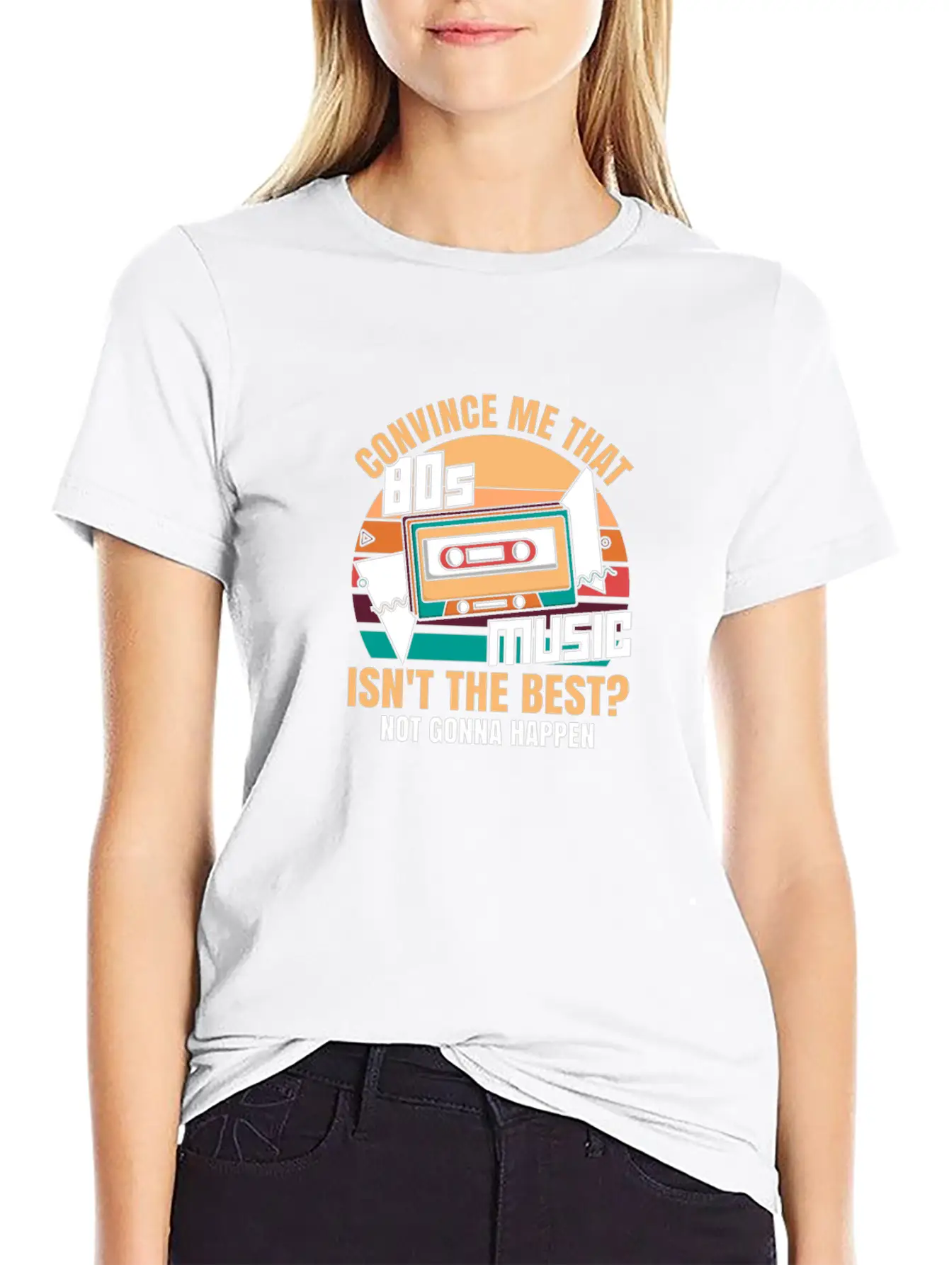 80s Music Essential Cotton Tee For Daily Outfits – Unisex Style