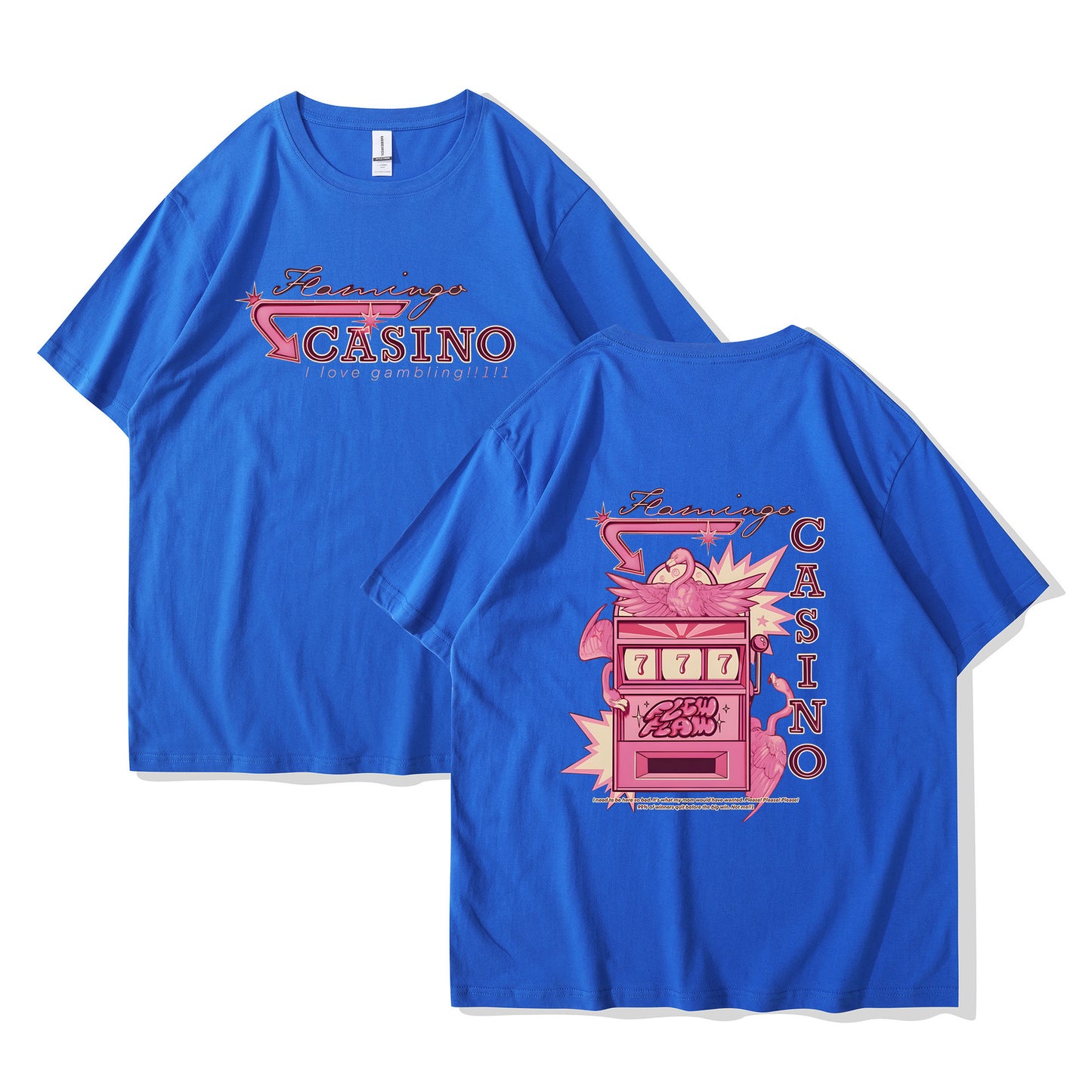 Travis Scotts Trendy CASINO Unisex Loose Hooded T-Shirt