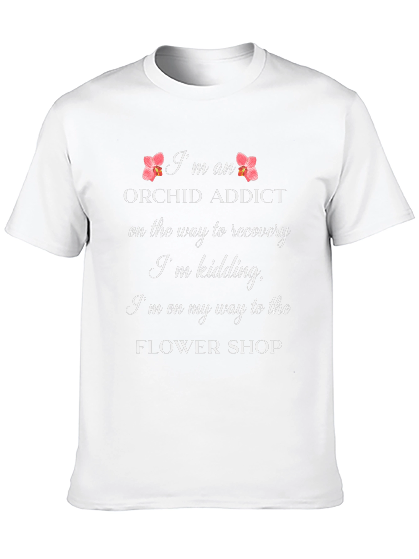 Orchid Addict T-Shirt - Floral Lover Tee