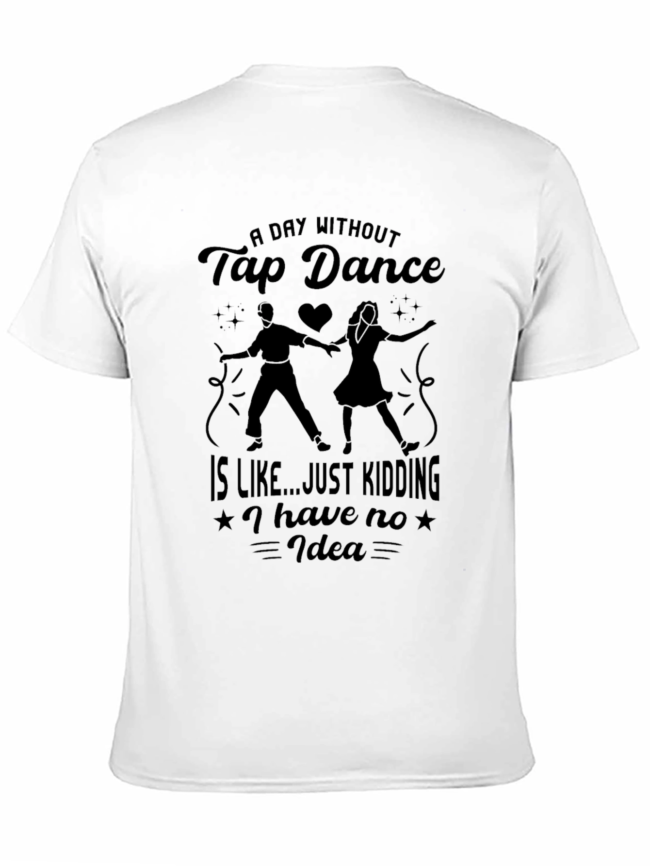 Tap Dance Graphic T-Shirt - Black