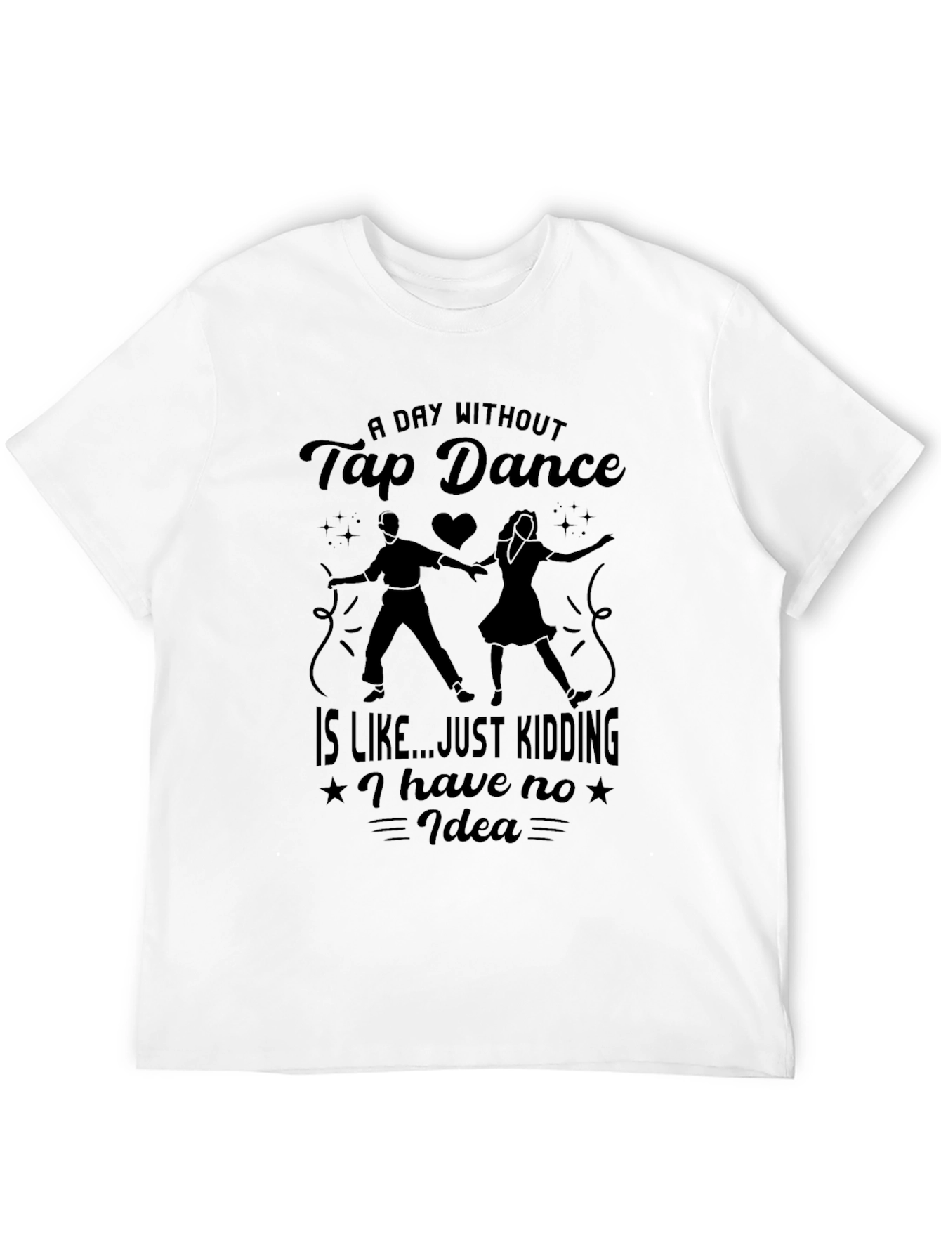 Tap Dance Graphic T-Shirt - Black