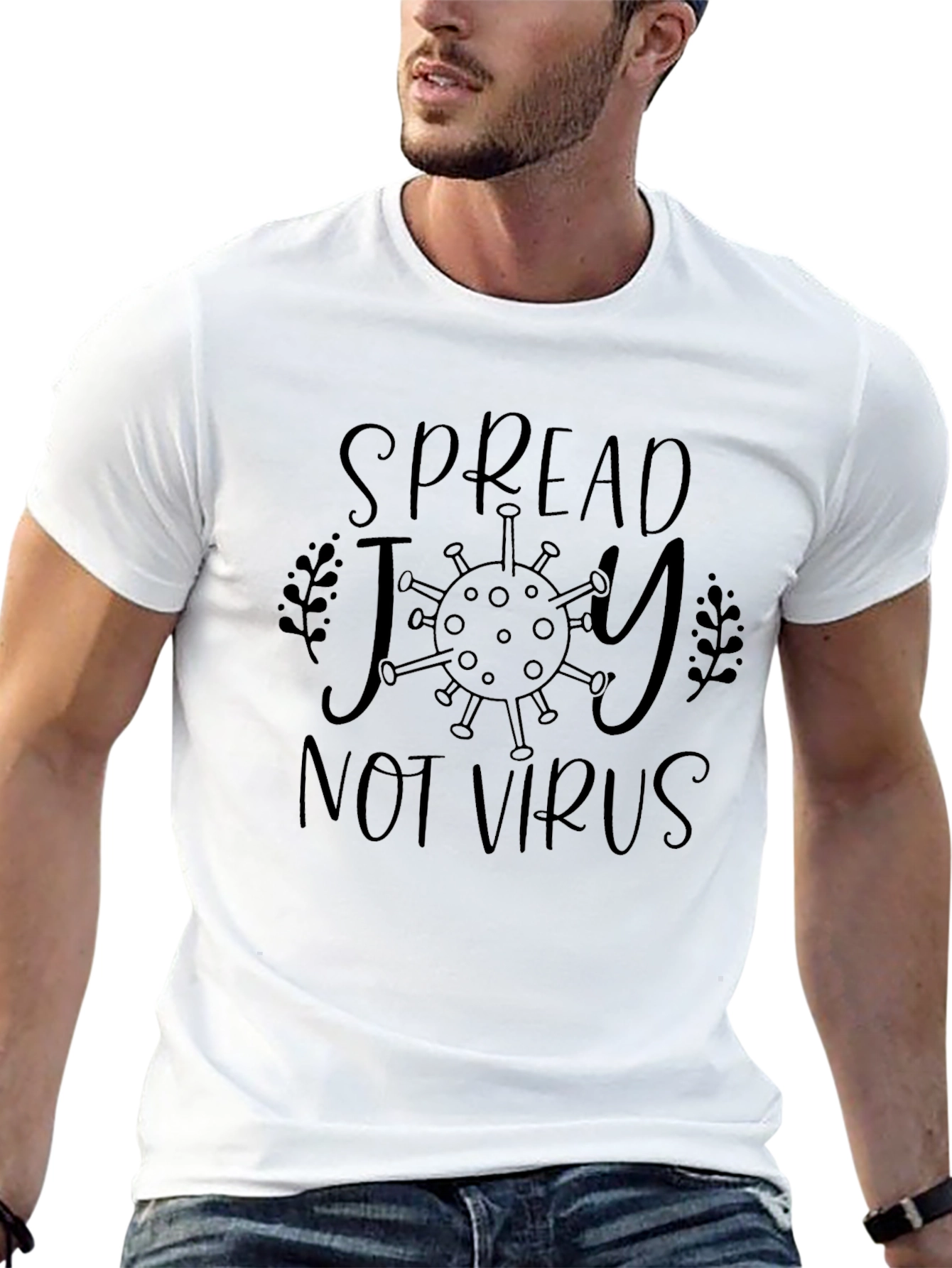 Spread Joy Not Virus Graphic Tee