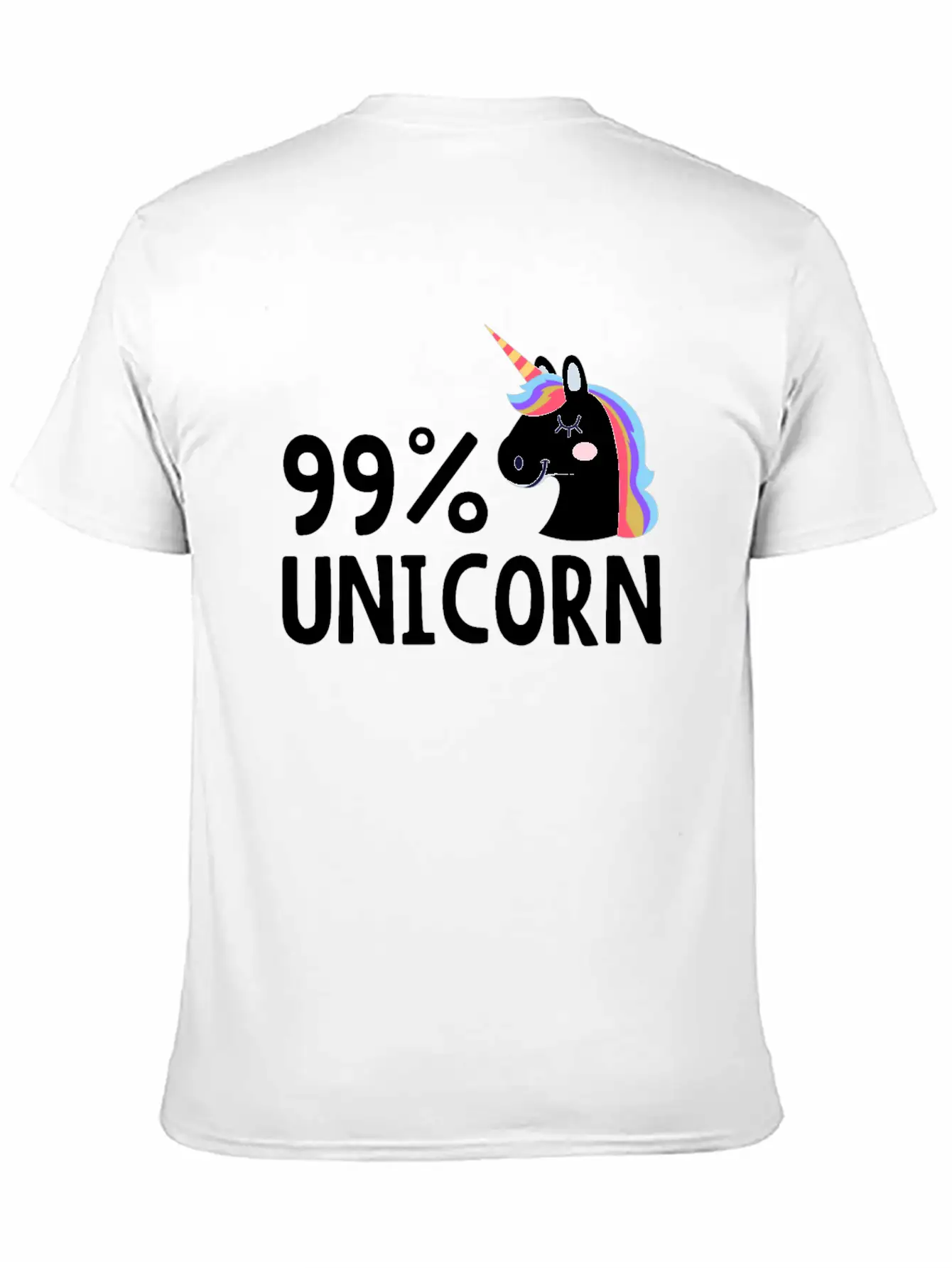 99% Unicorn Unisex Casual T-Shirt ��� Clean Design For Daily Comfort