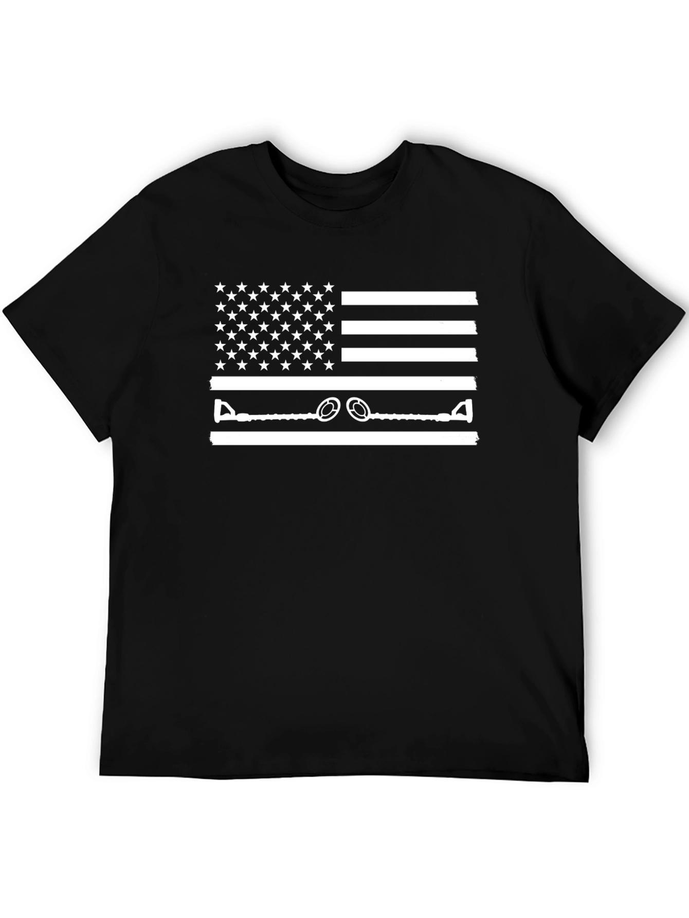 American Flag Metal Detecting T-Shirt