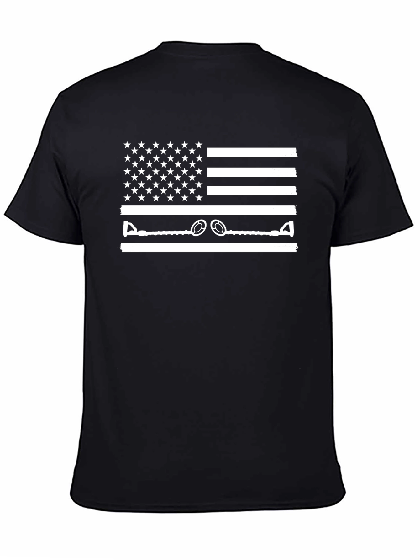 American Flag Metal Detecting T-Shirt