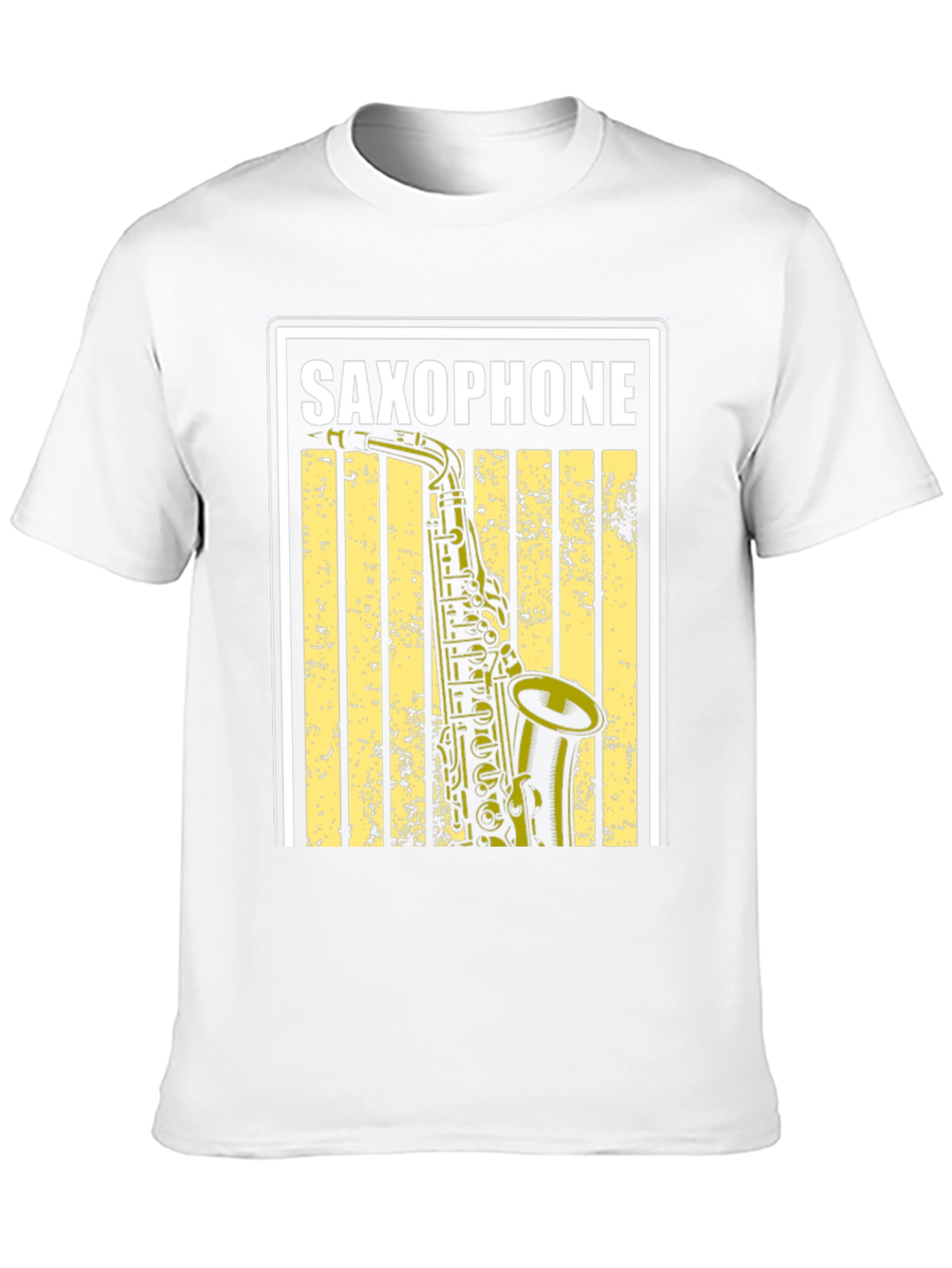 Saxophone Graphic Tee - Music Lover T-Shirt