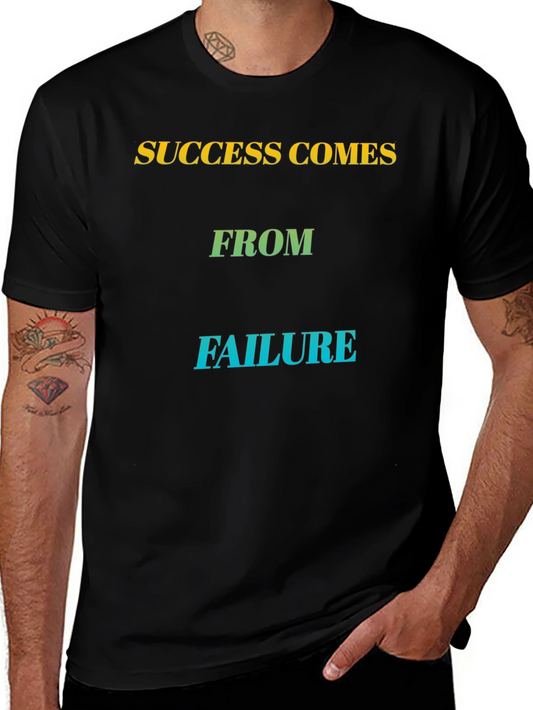 Success From Failure Black Graphic Tee