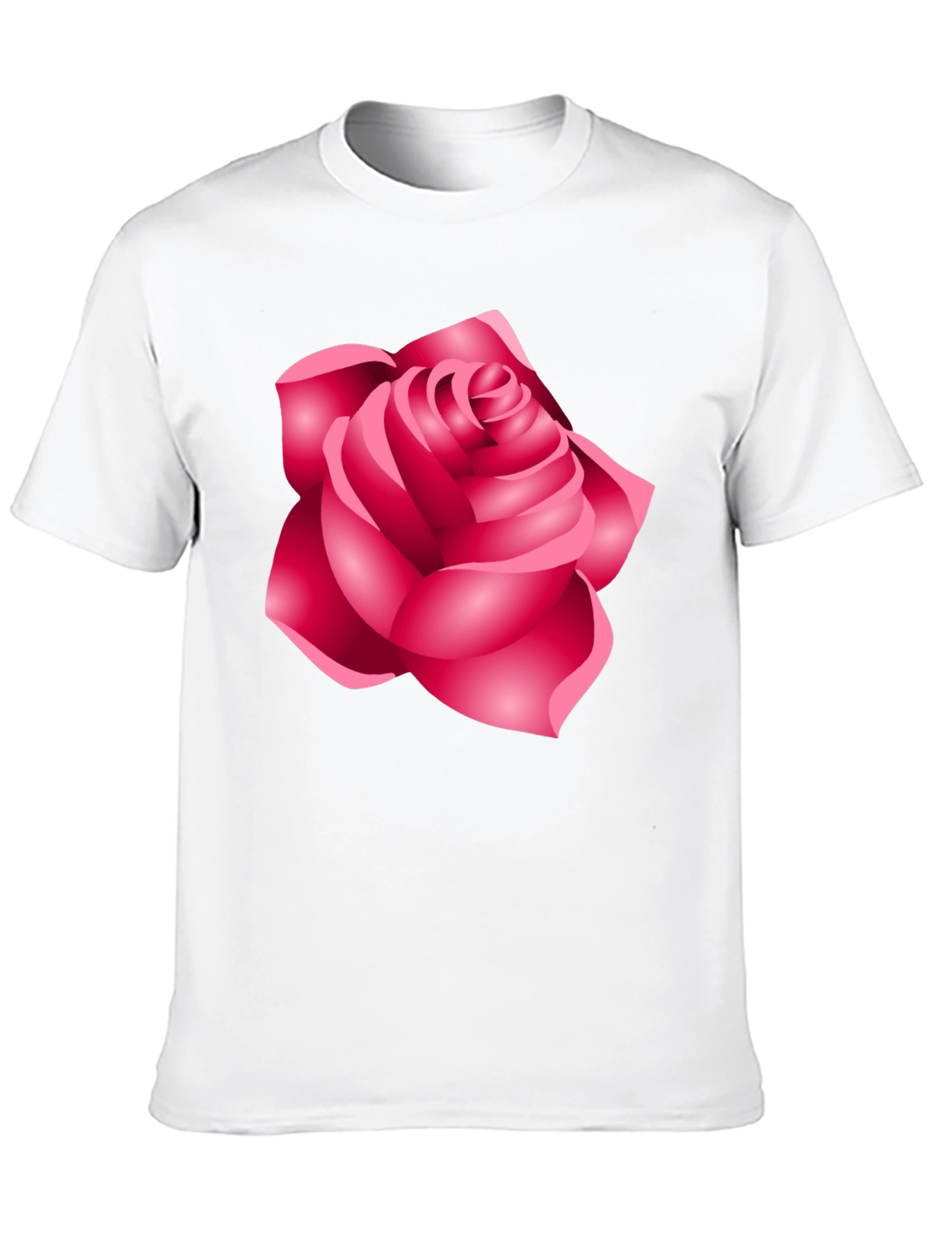 Rose Graphic Black T-Shirt