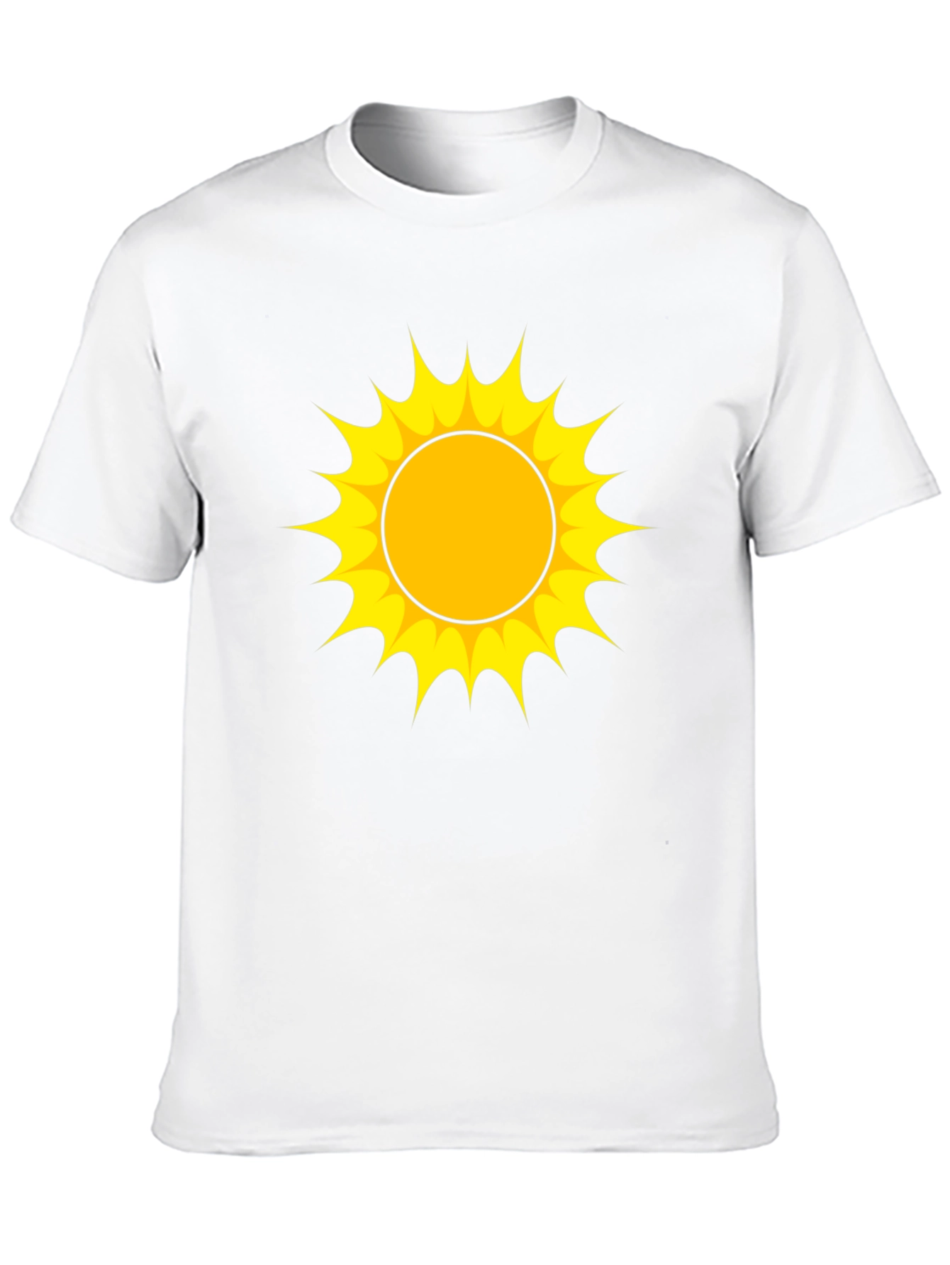 Sunny Graphic Tee - Black Cotton T-Shirt