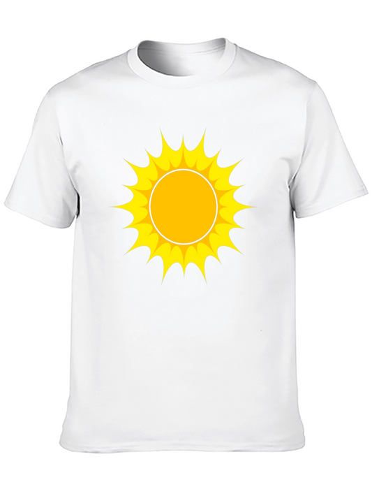 Sunny Graphic Tee - Black Cotton T-Shirt