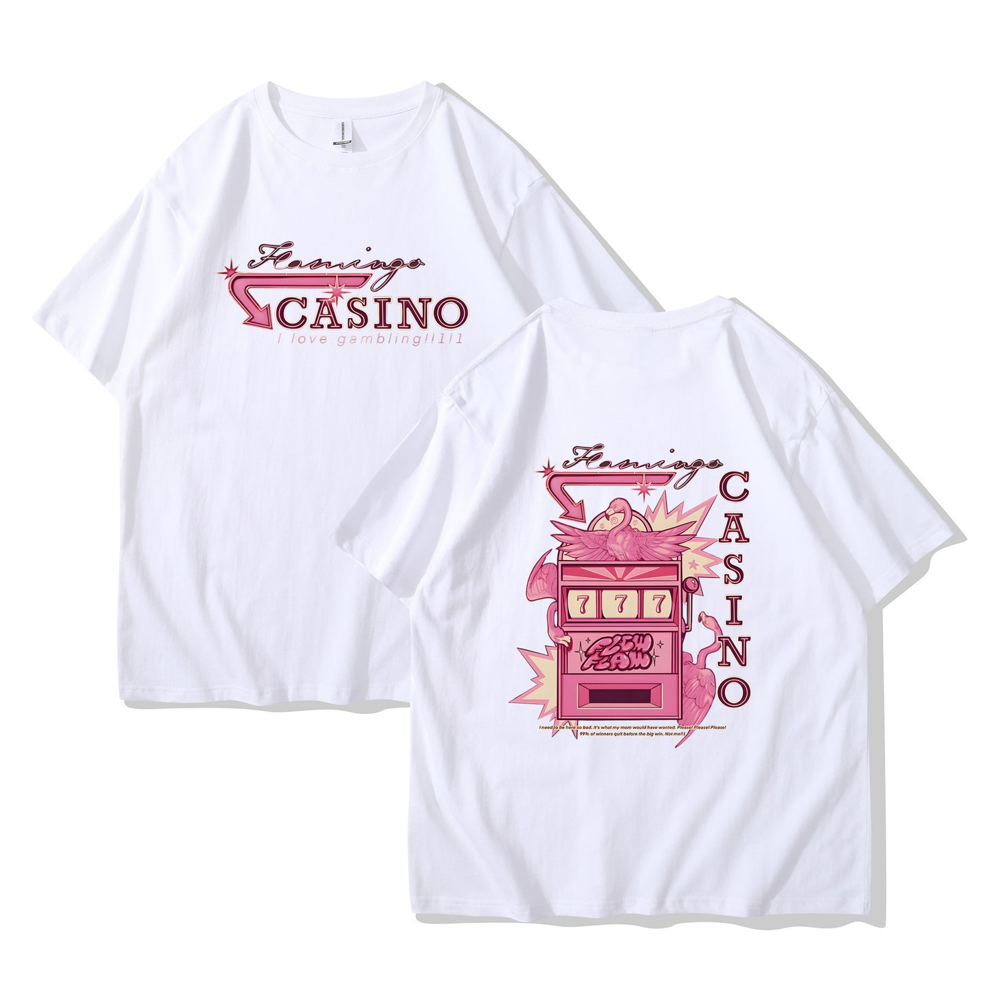 Travis Scotts Trendy CASINO Unisex Loose Hooded T-Shirt