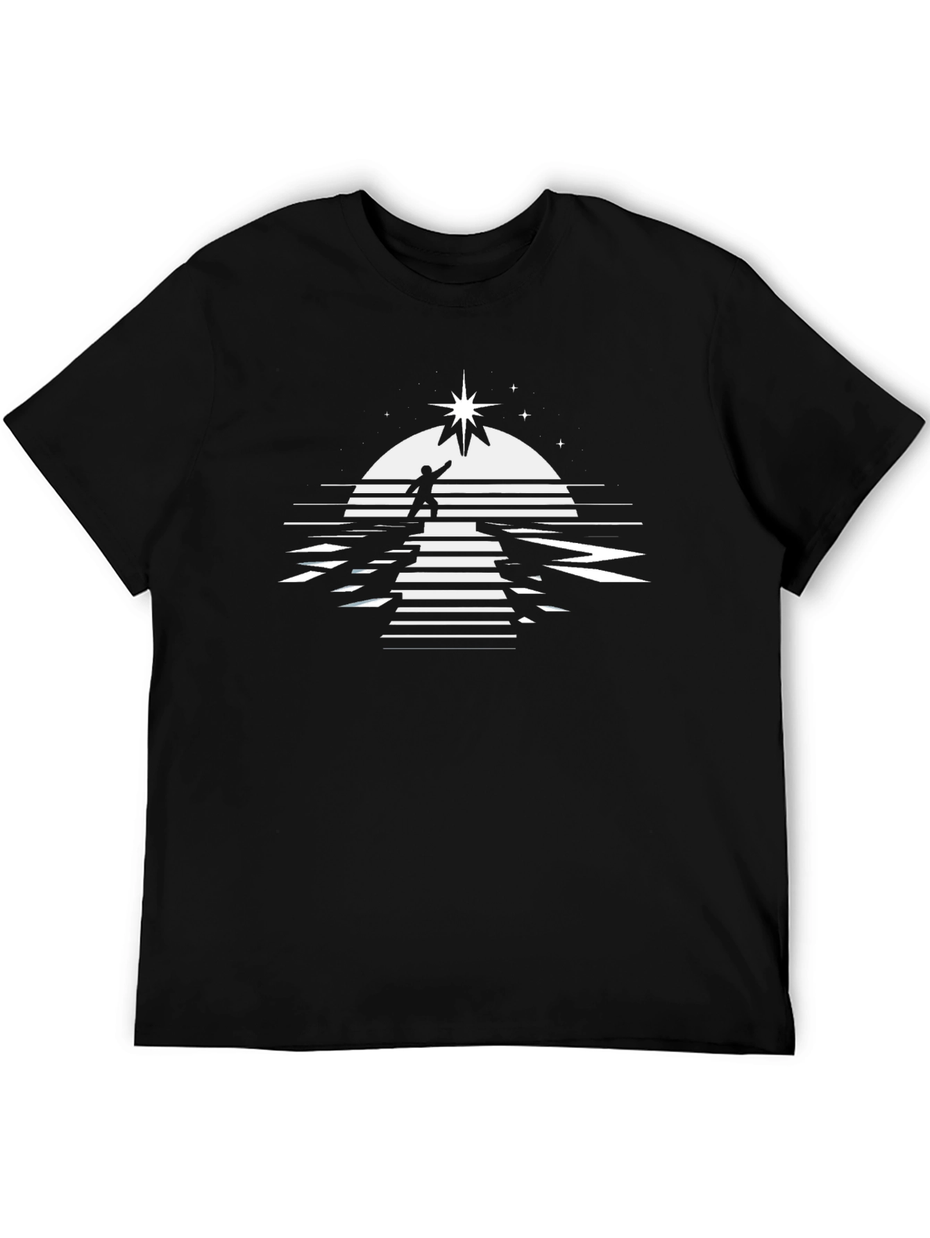 Reach for the Stars Graphic Tee - Black