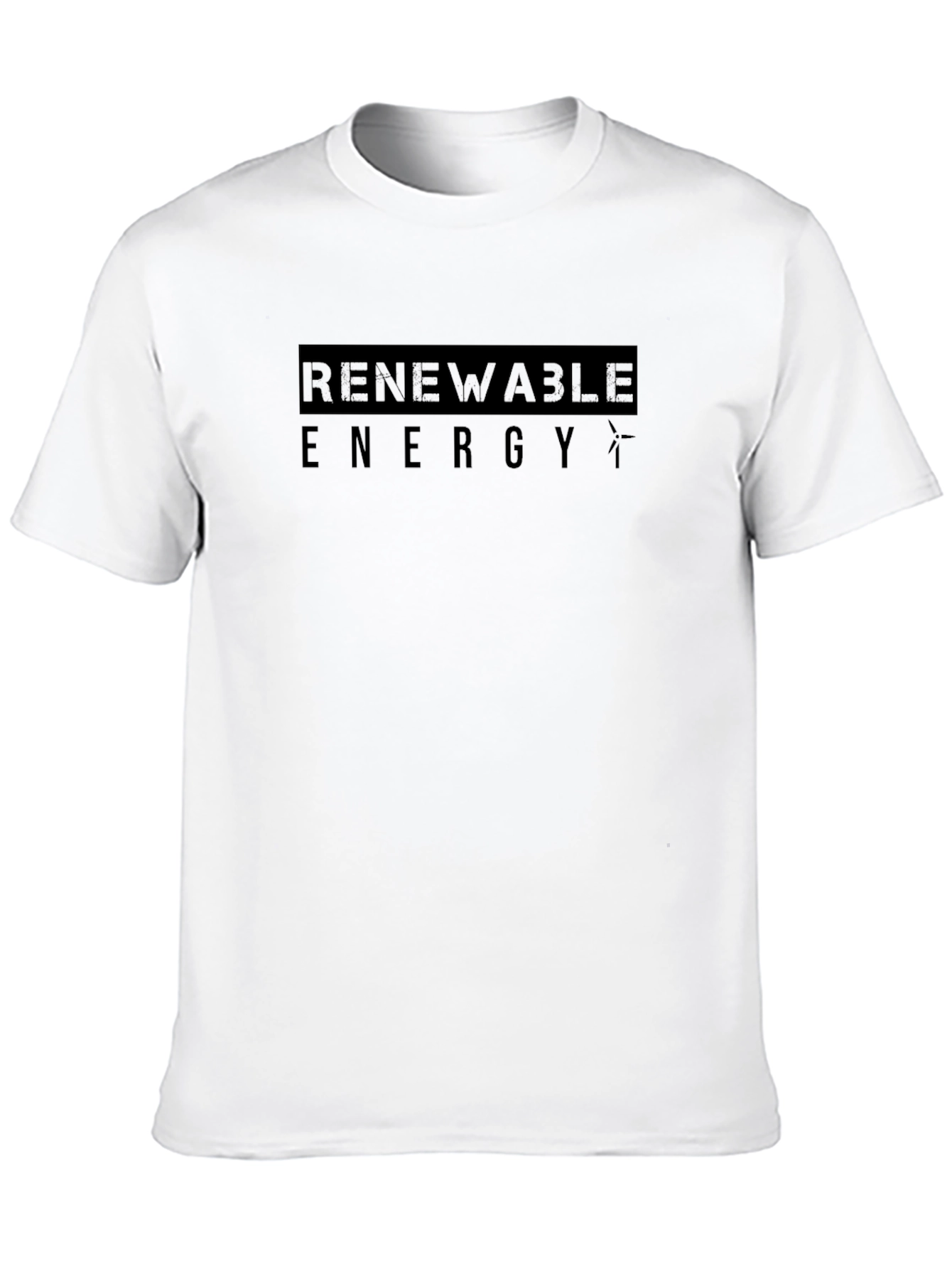 Renewable Energy Black T-Shirt