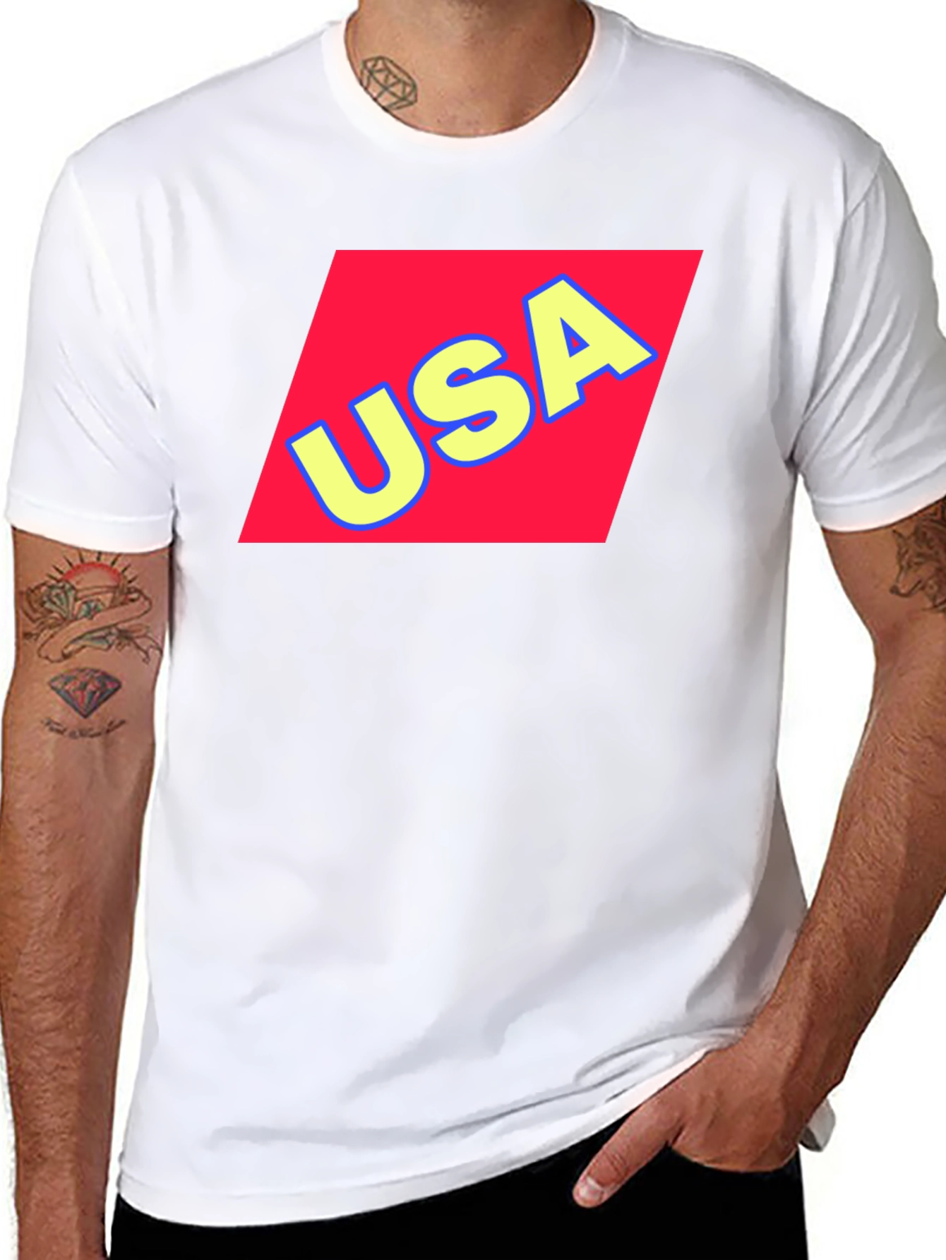 USA Graphic Tee - Patriotic Style