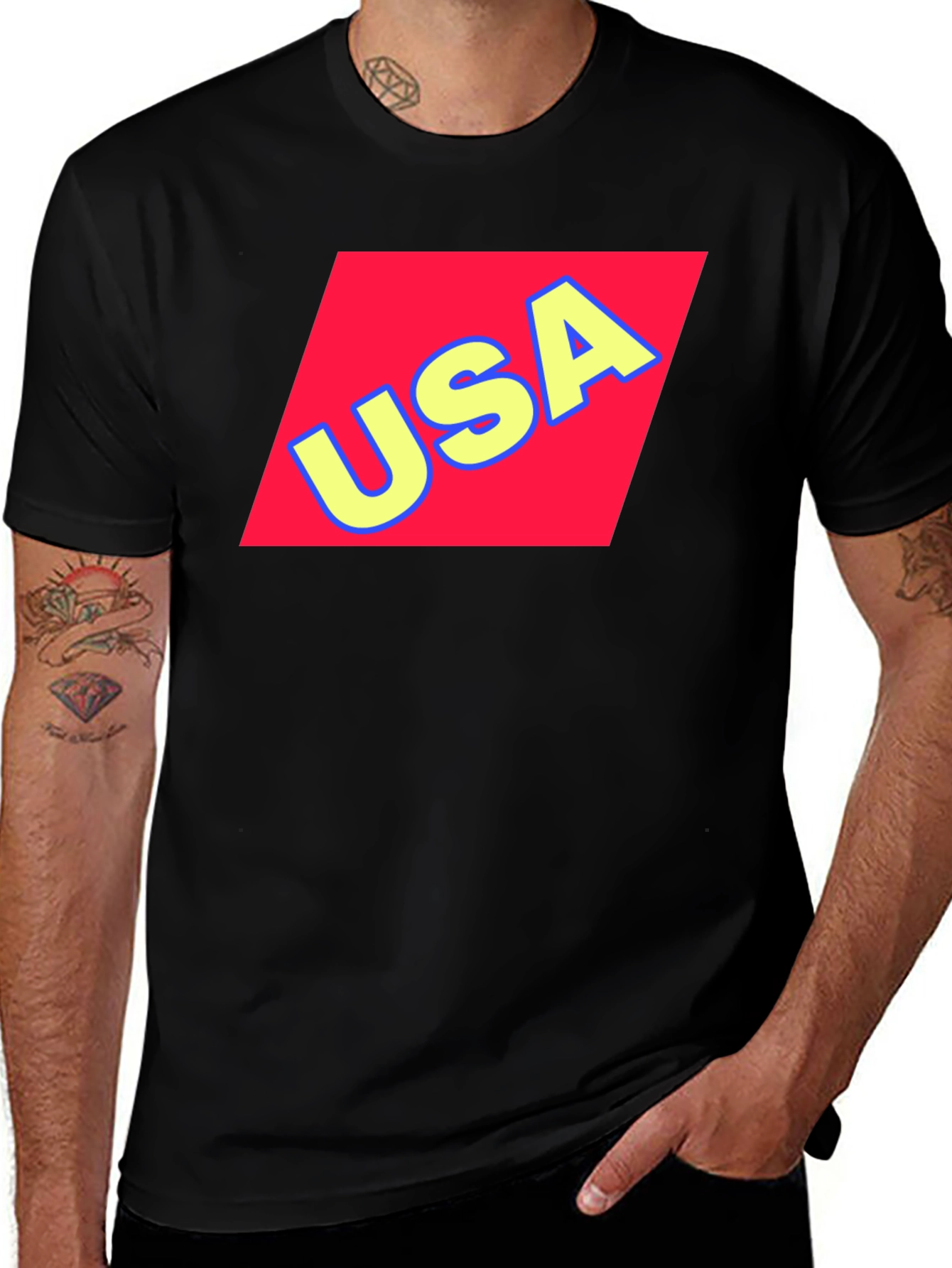 USA Graphic Tee - Patriotic Style
