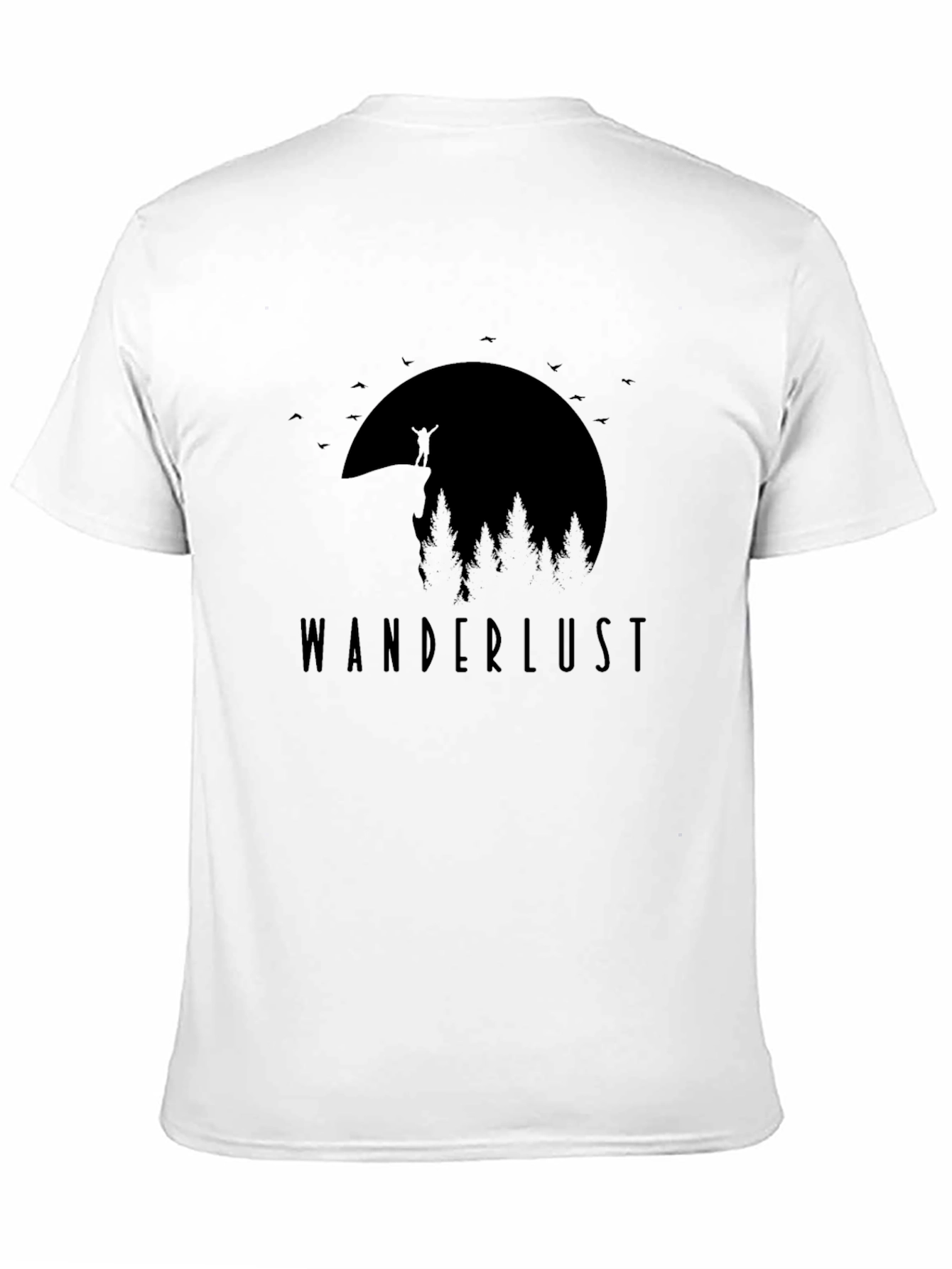 Wanderlust Graphic Tee - Black Unisex T-Shirt