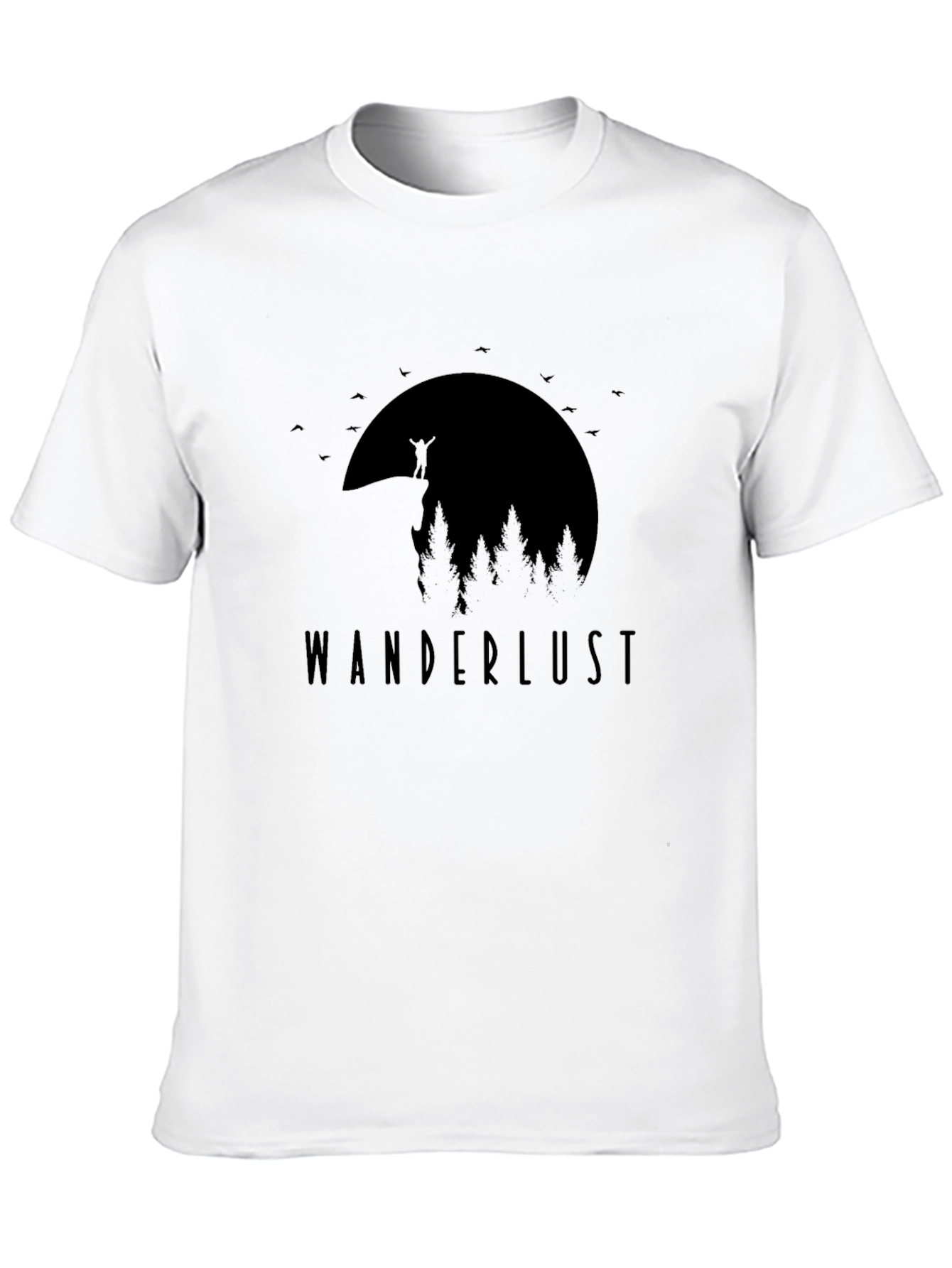Wanderlust Graphic Tee - Black Unisex T-Shirt