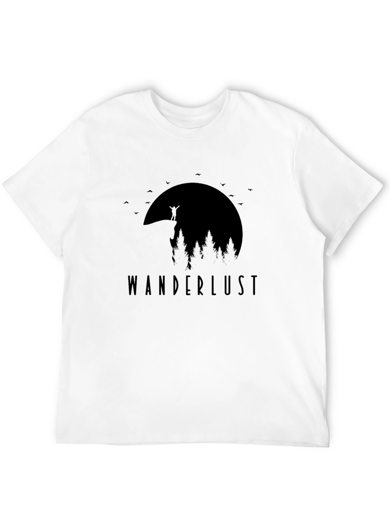 Wanderlust Graphic Tee - Black Unisex T-Shirt