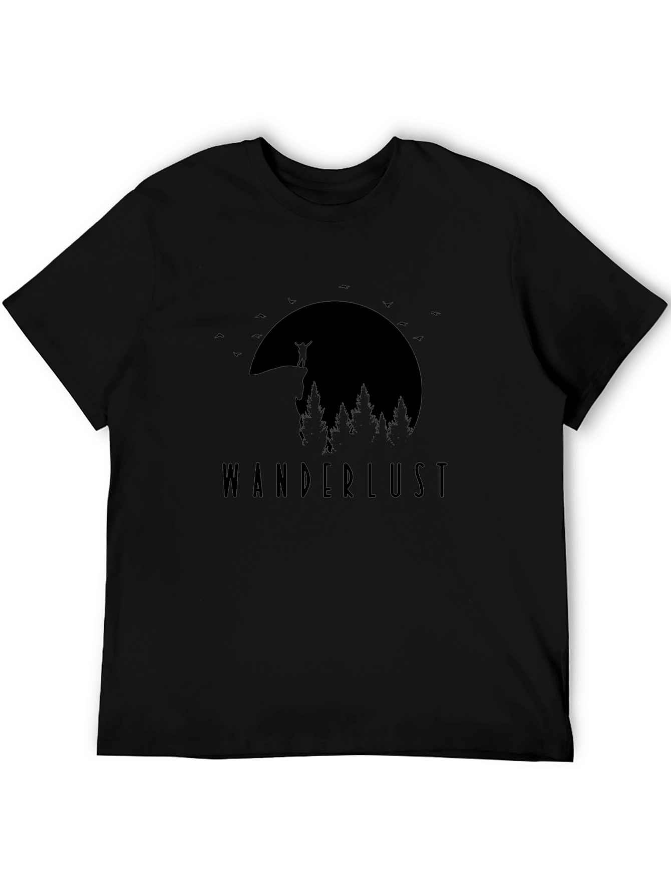 Wanderlust Graphic Tee - Black Unisex T-Shirt