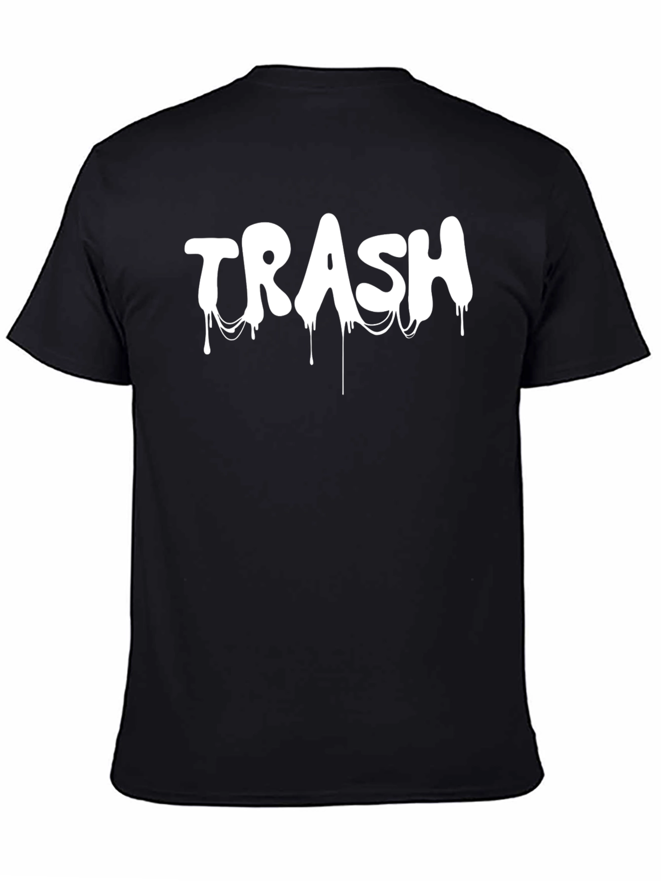 Trash Drip Graphic Tee - Black Unisex T-Shirt