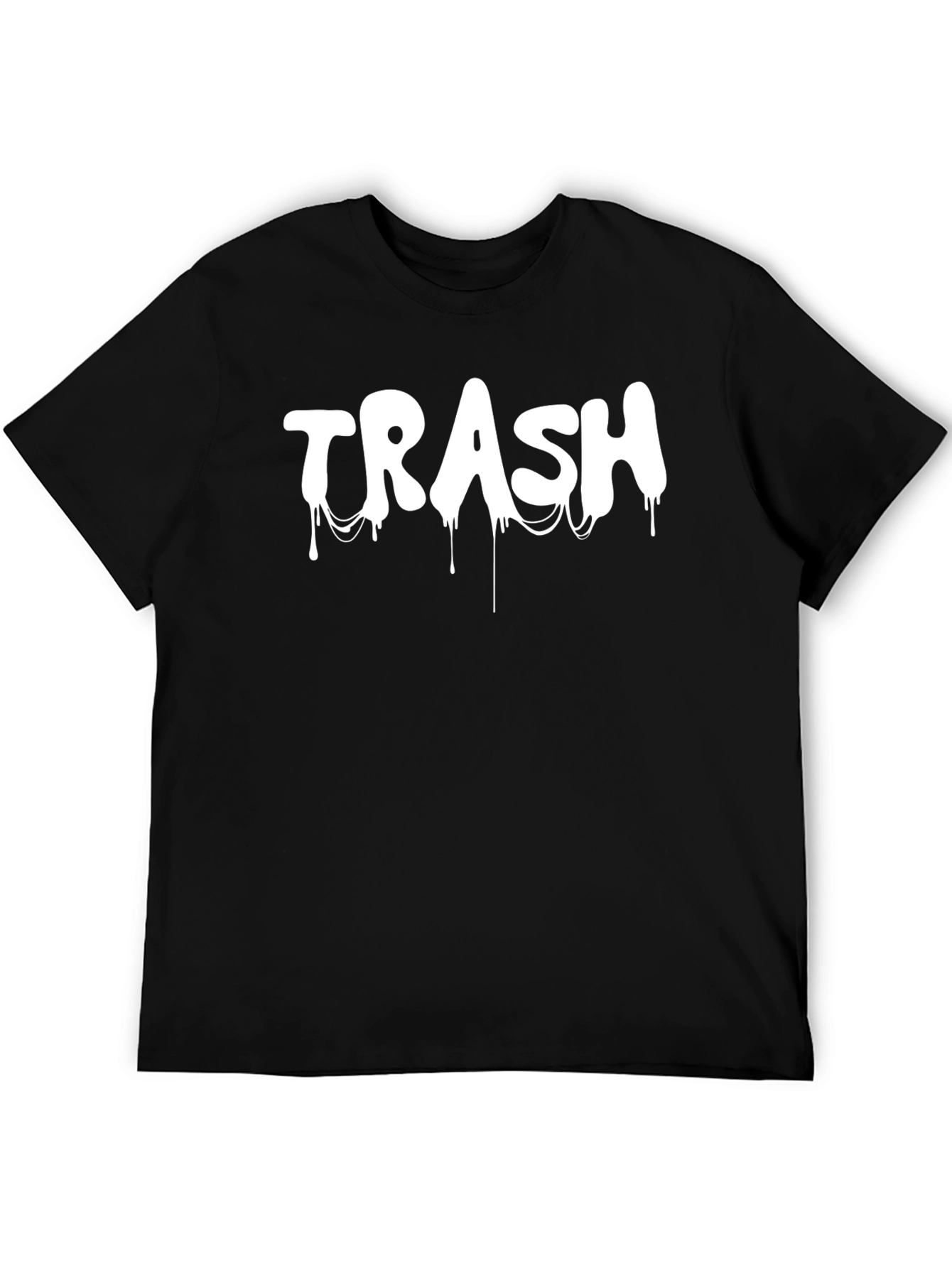 Trash Drip Graphic Tee - Black Unisex T-Shirt