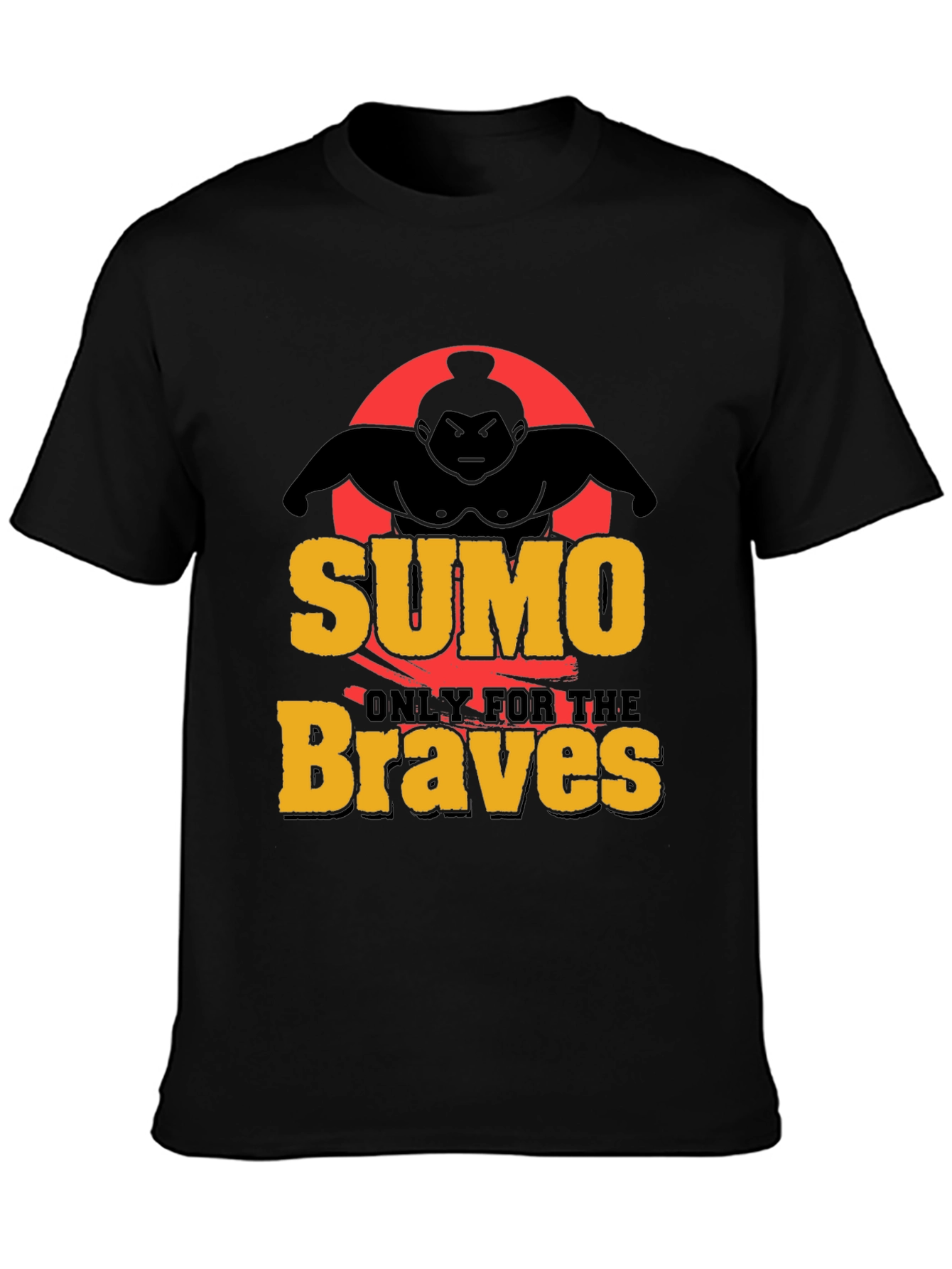 Sumo Braves Graphic Tee - Black