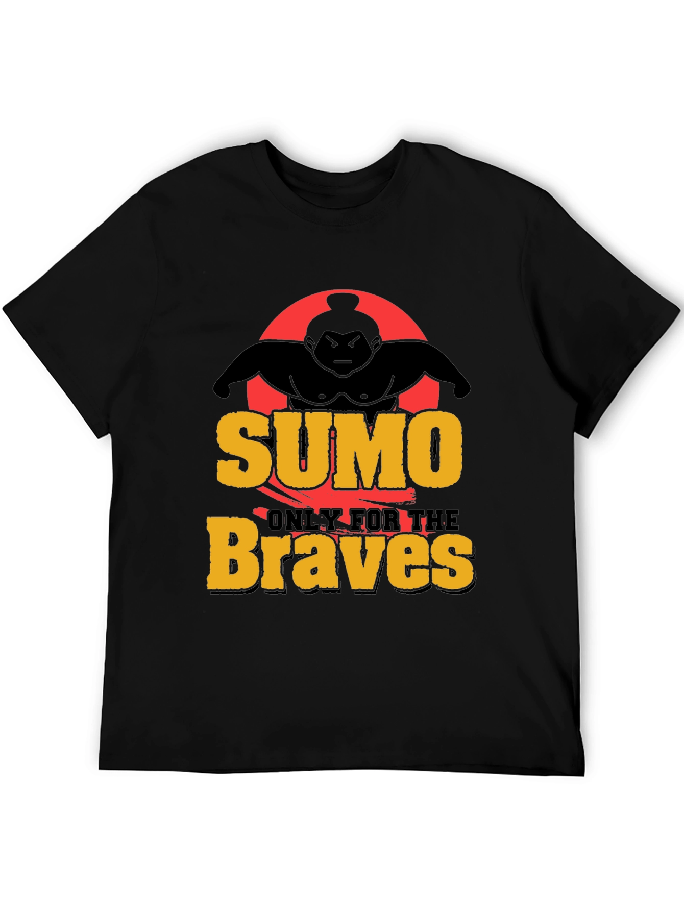 Sumo Braves Graphic Tee - Black