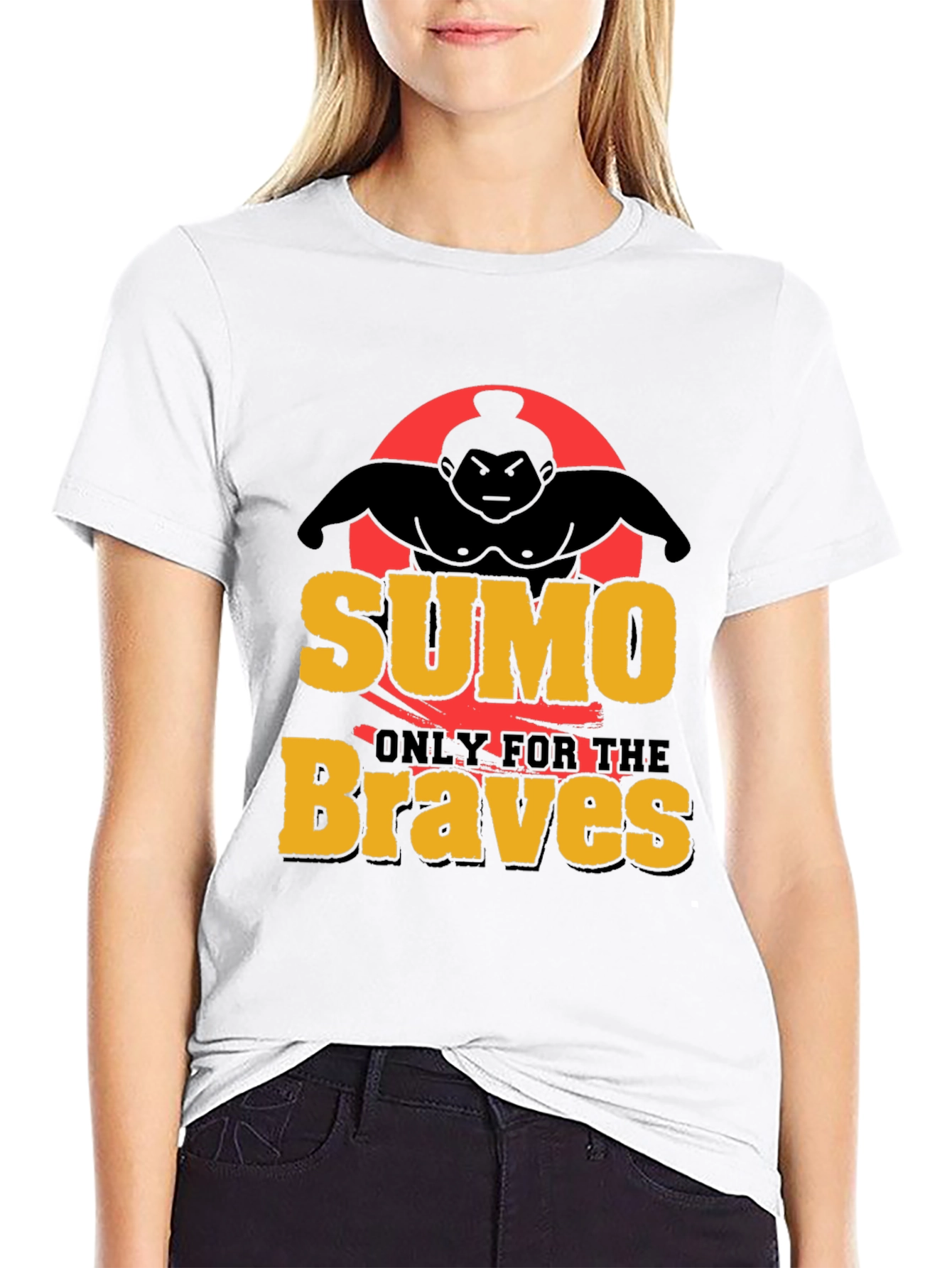 Sumo Braves Graphic Tee - Black