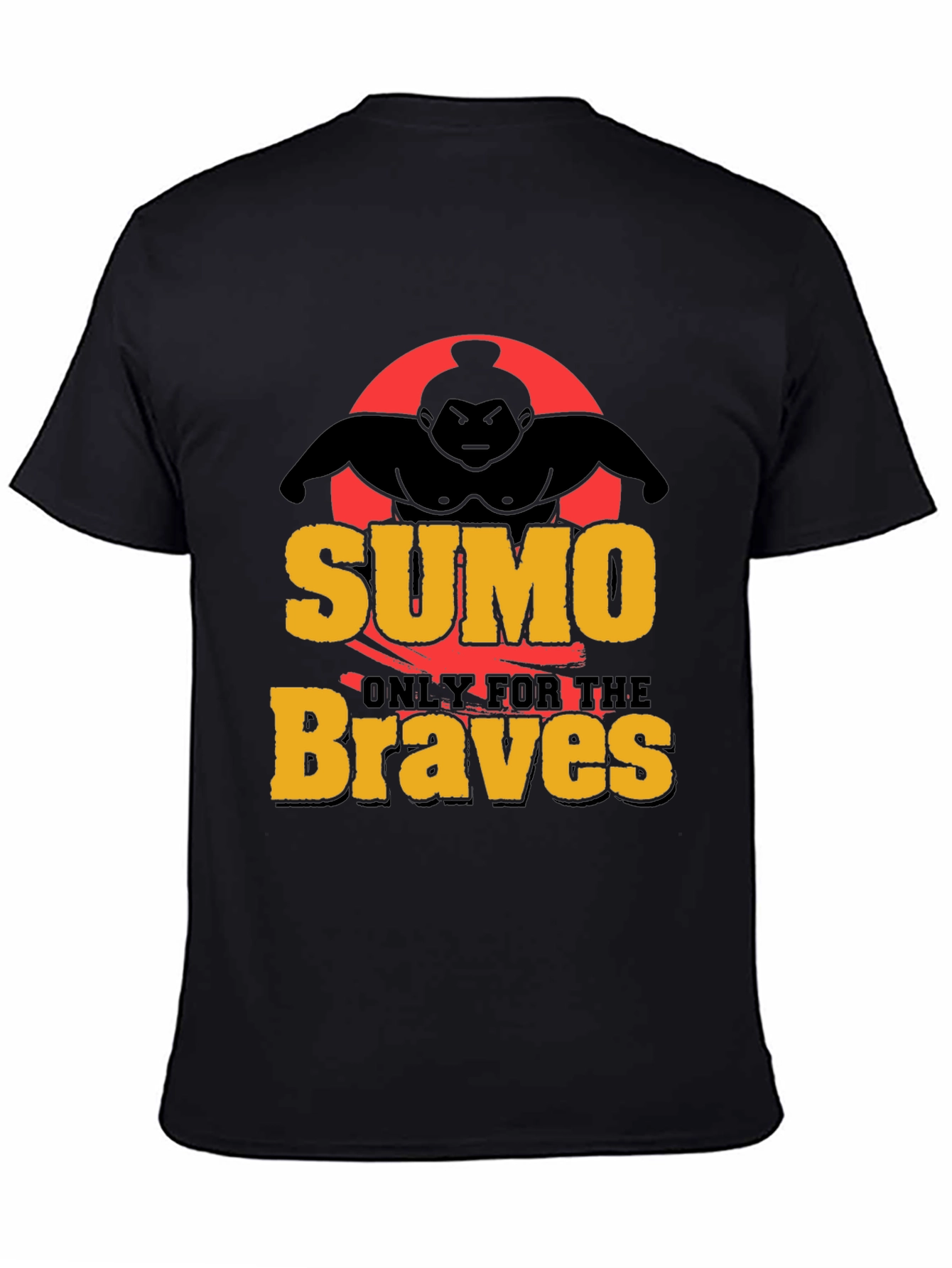 Sumo Braves Graphic Tee - Black