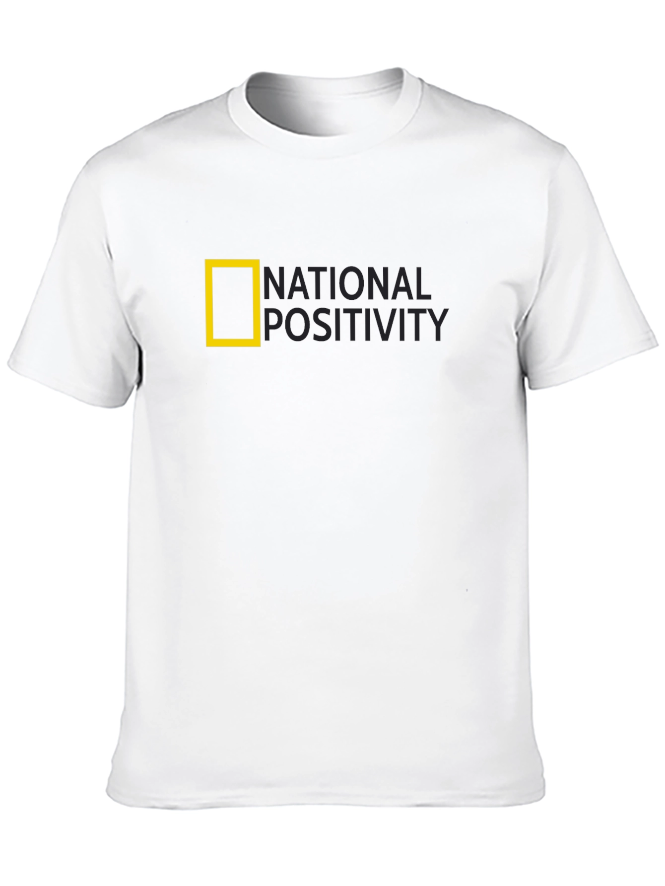 National Positivity Black Tee - Positive Vibes Apparel