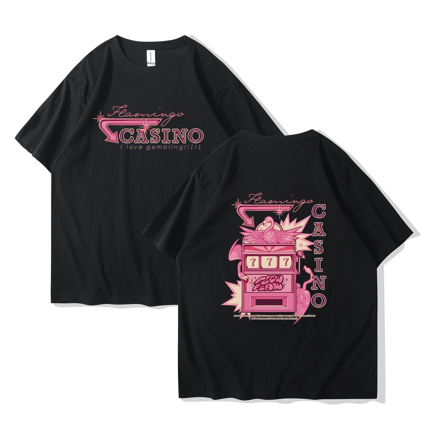 Travis Scotts Trendy CASINO Unisex Loose Hooded T-Shirt