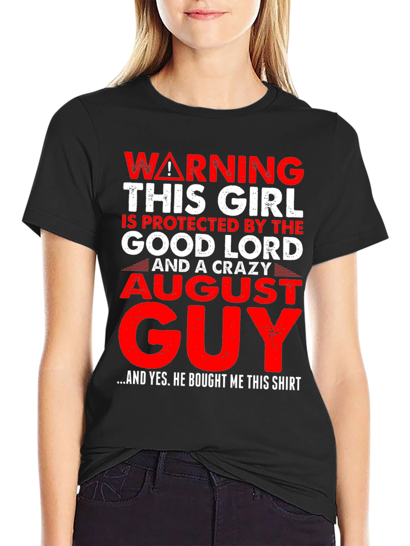 Warning Crazy August Guy T-Shirt