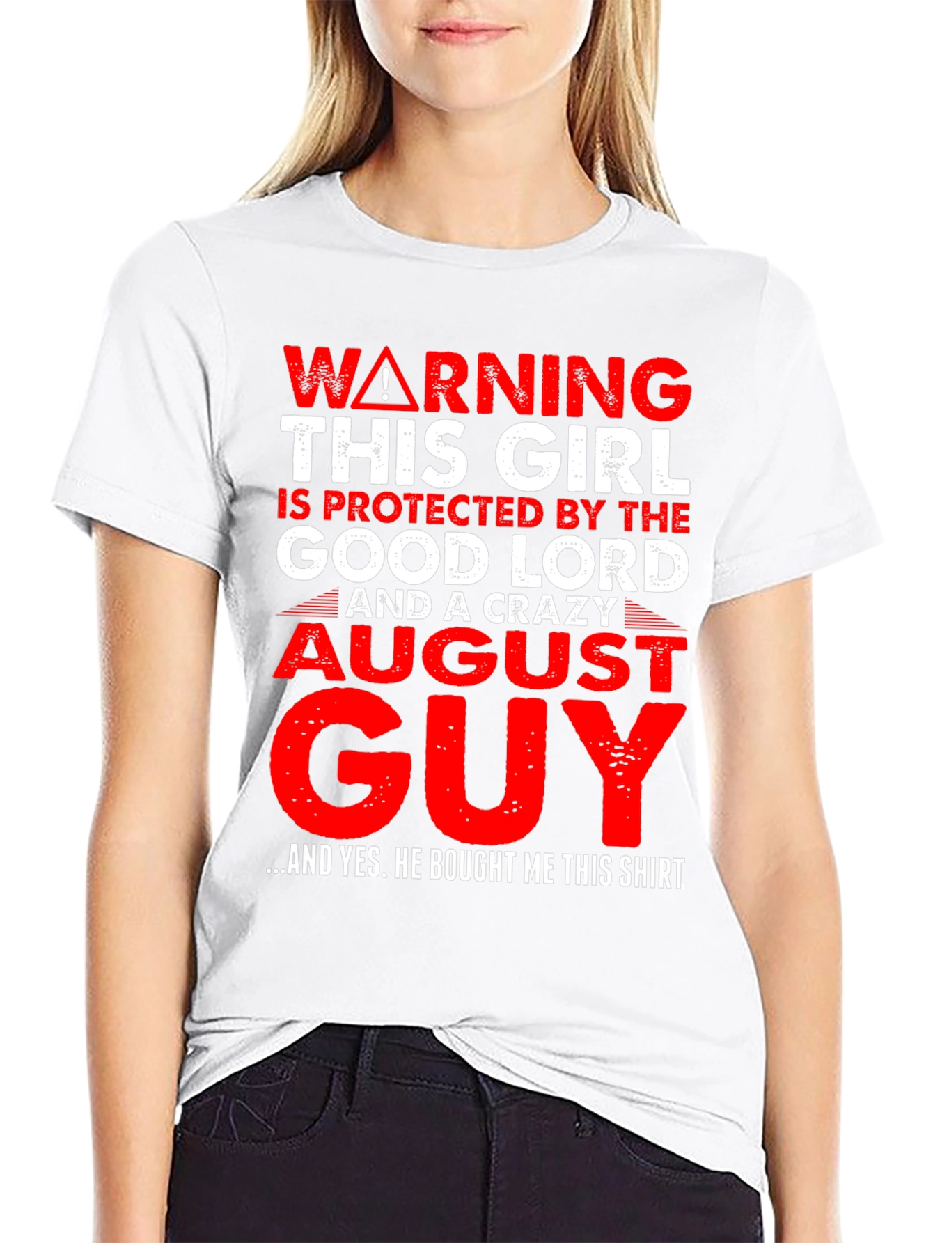 Warning Crazy August Guy T-Shirt