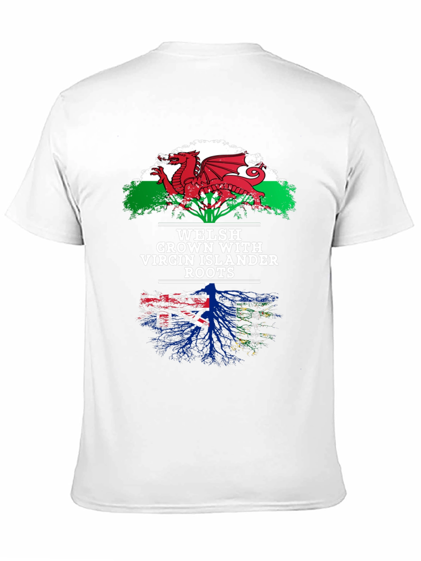 Welsh & Virgin Islander Roots T-Shirt