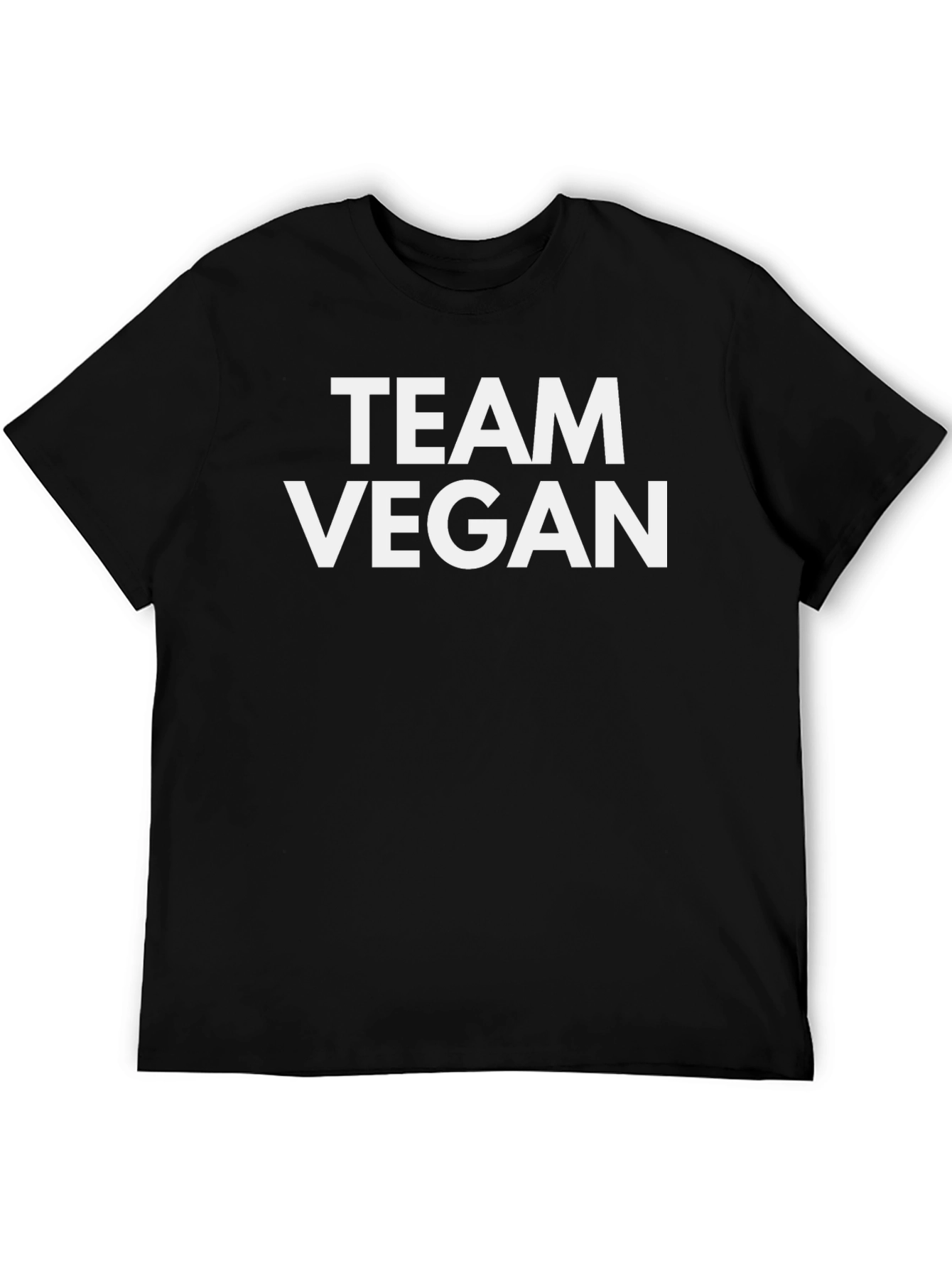 Team Vegan Black T-Shirt