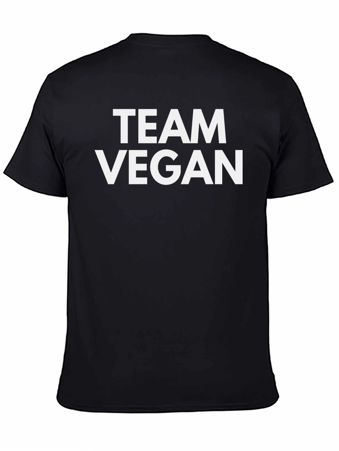Team Vegan Black T-Shirt
