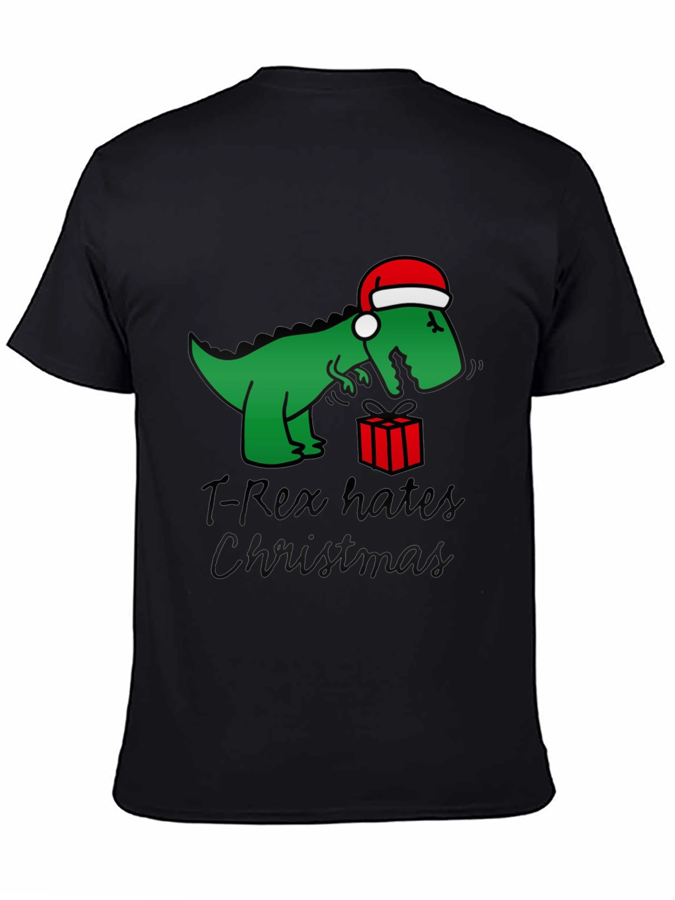 T-Rex Hates Christmas Graphic Tee
