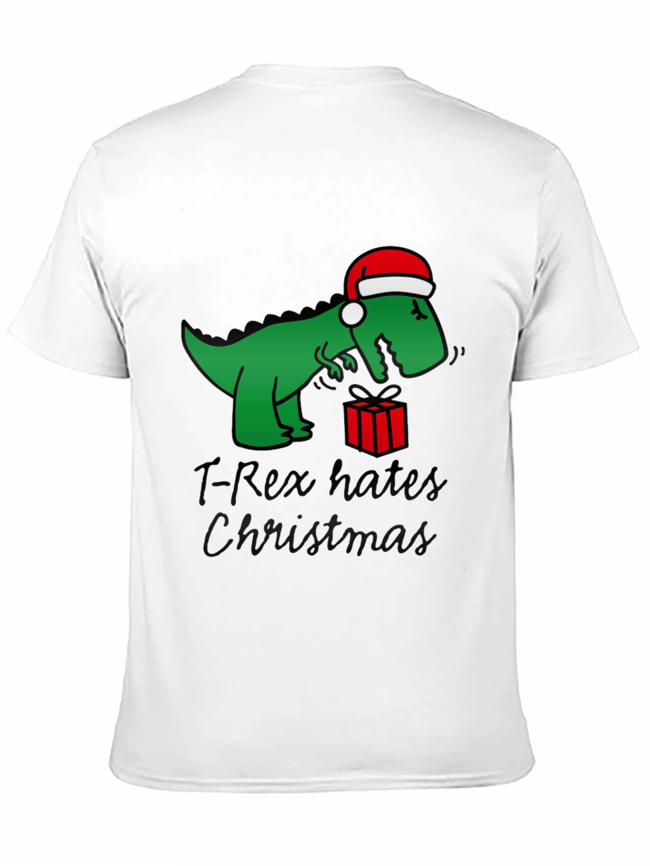 T-Rex Hates Christmas Graphic Tee