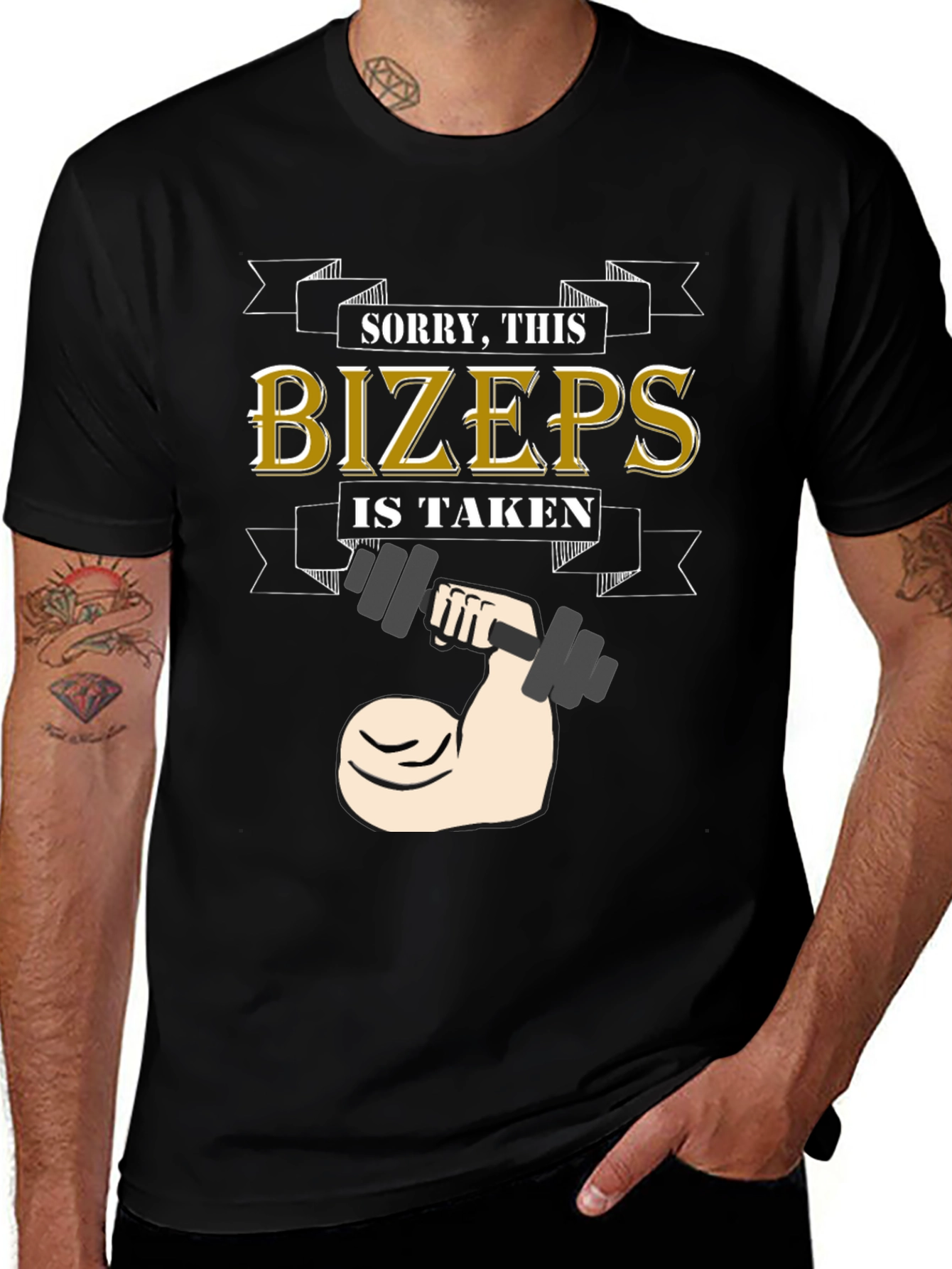 Sorry This Bizeps Is Taken Graphic T-Shirt