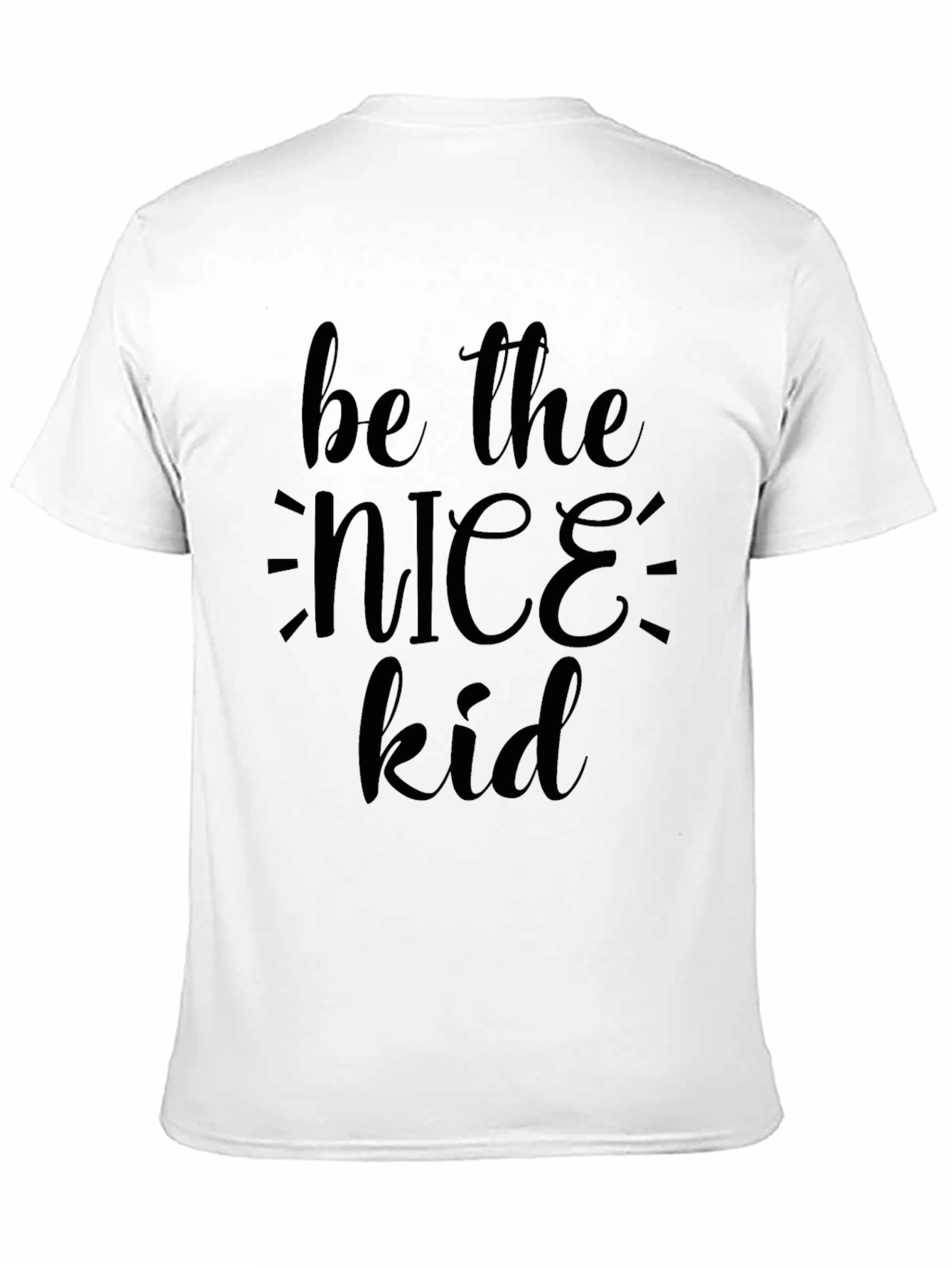 Be the Nice Kid Black Graphic Tee