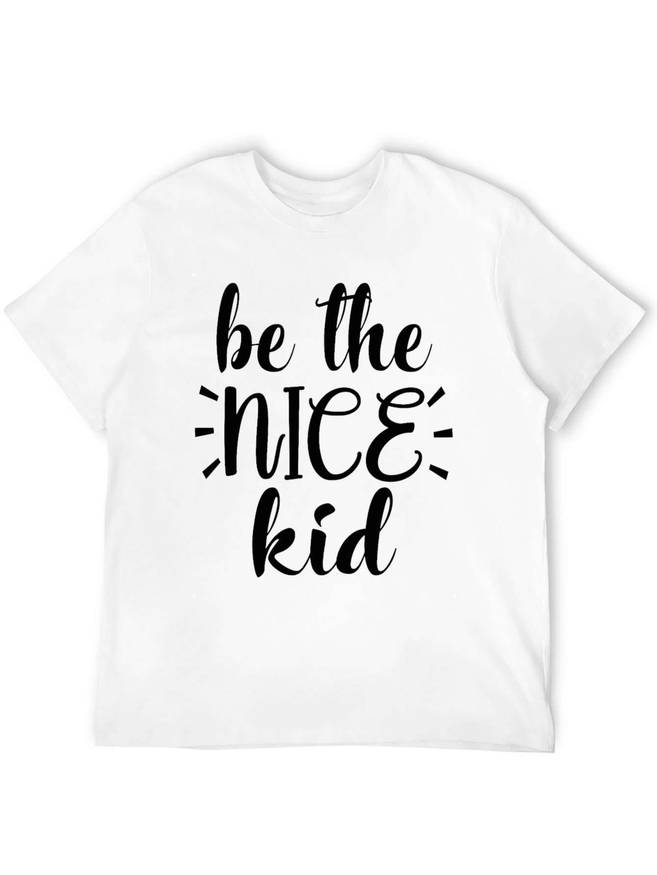 Be the Nice Kid Black Graphic Tee